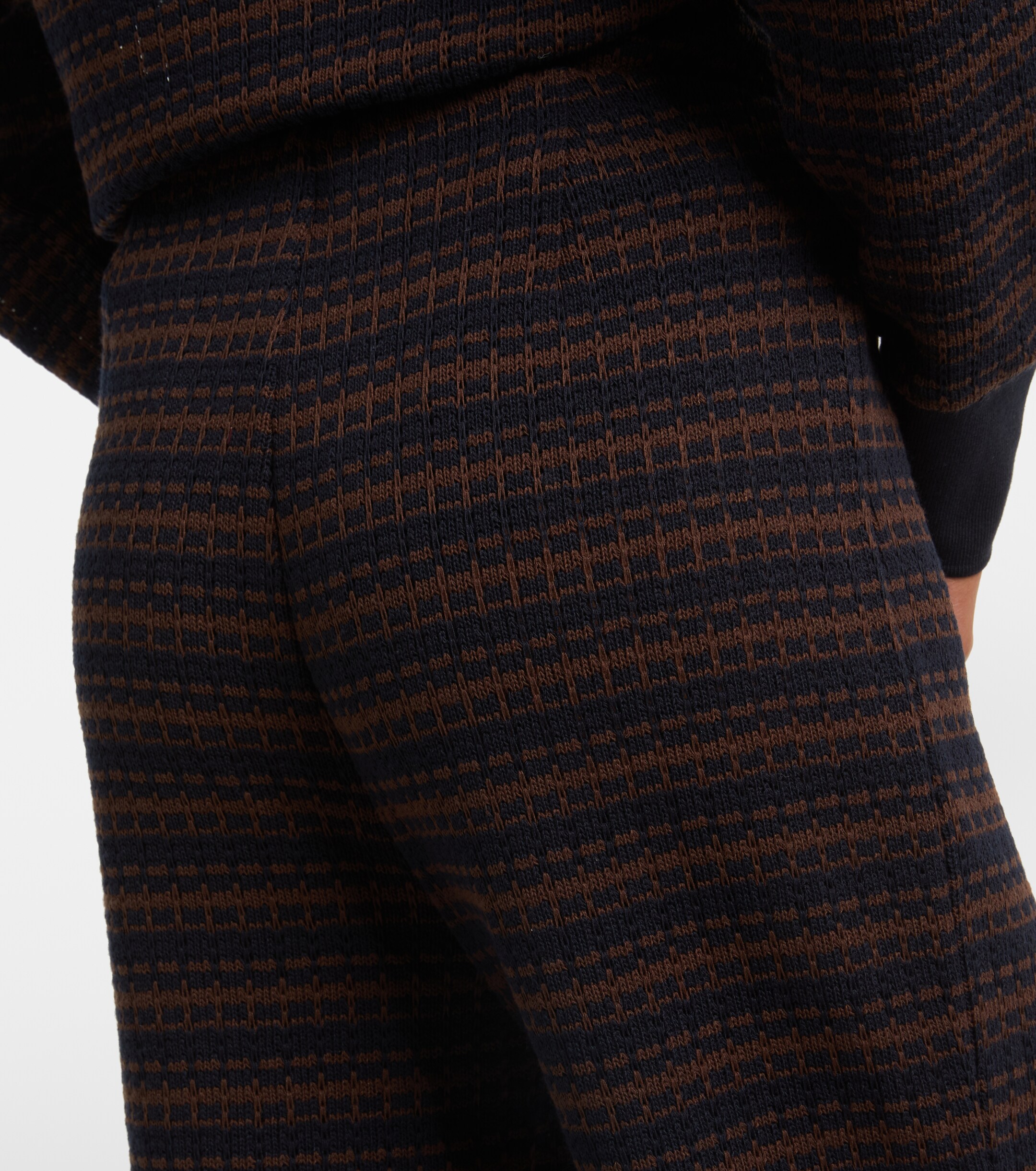 Veronica Beard Yadira Kick knitted flared pants