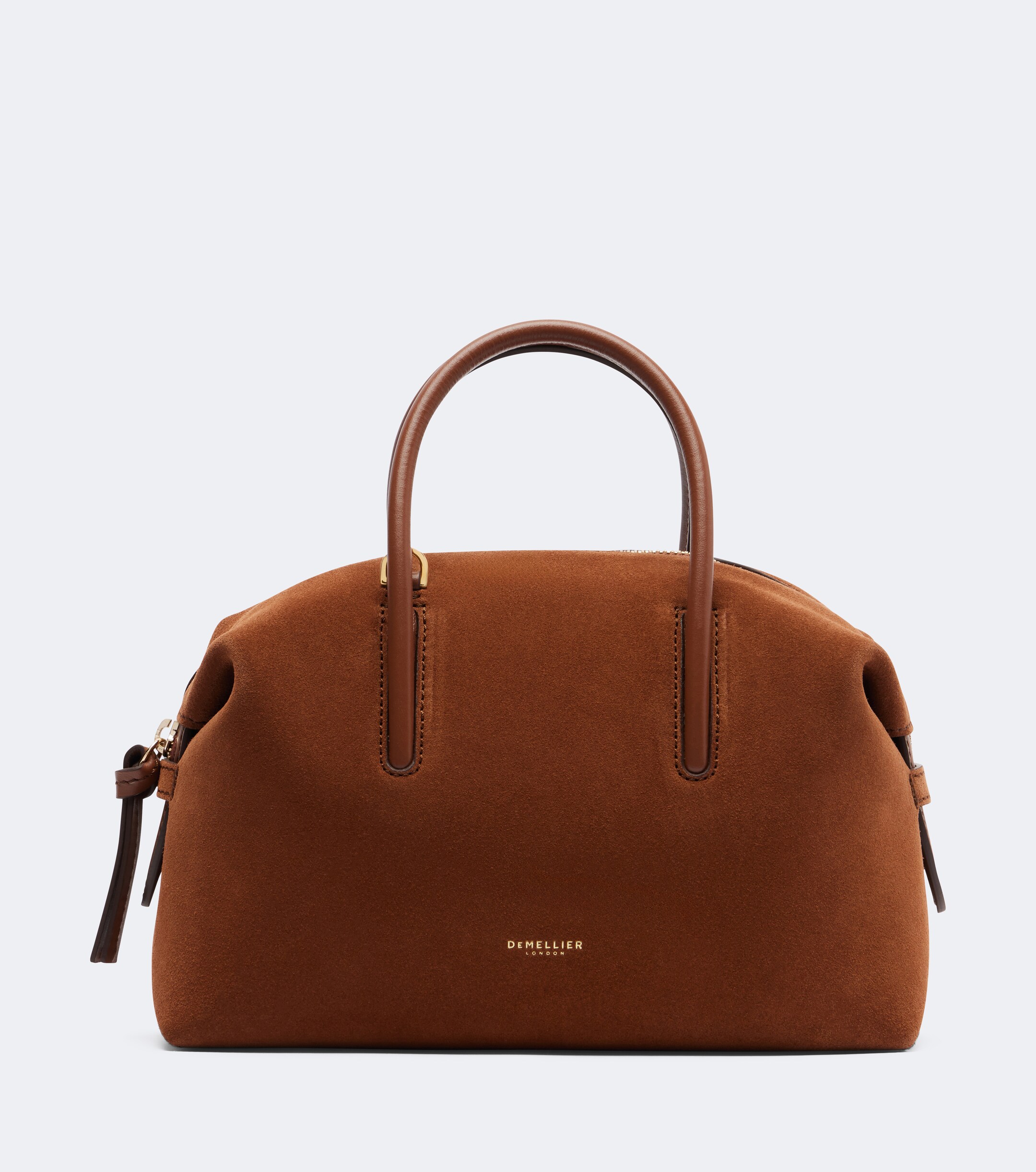 DeMellier Stockholm Small suede top-handle bag