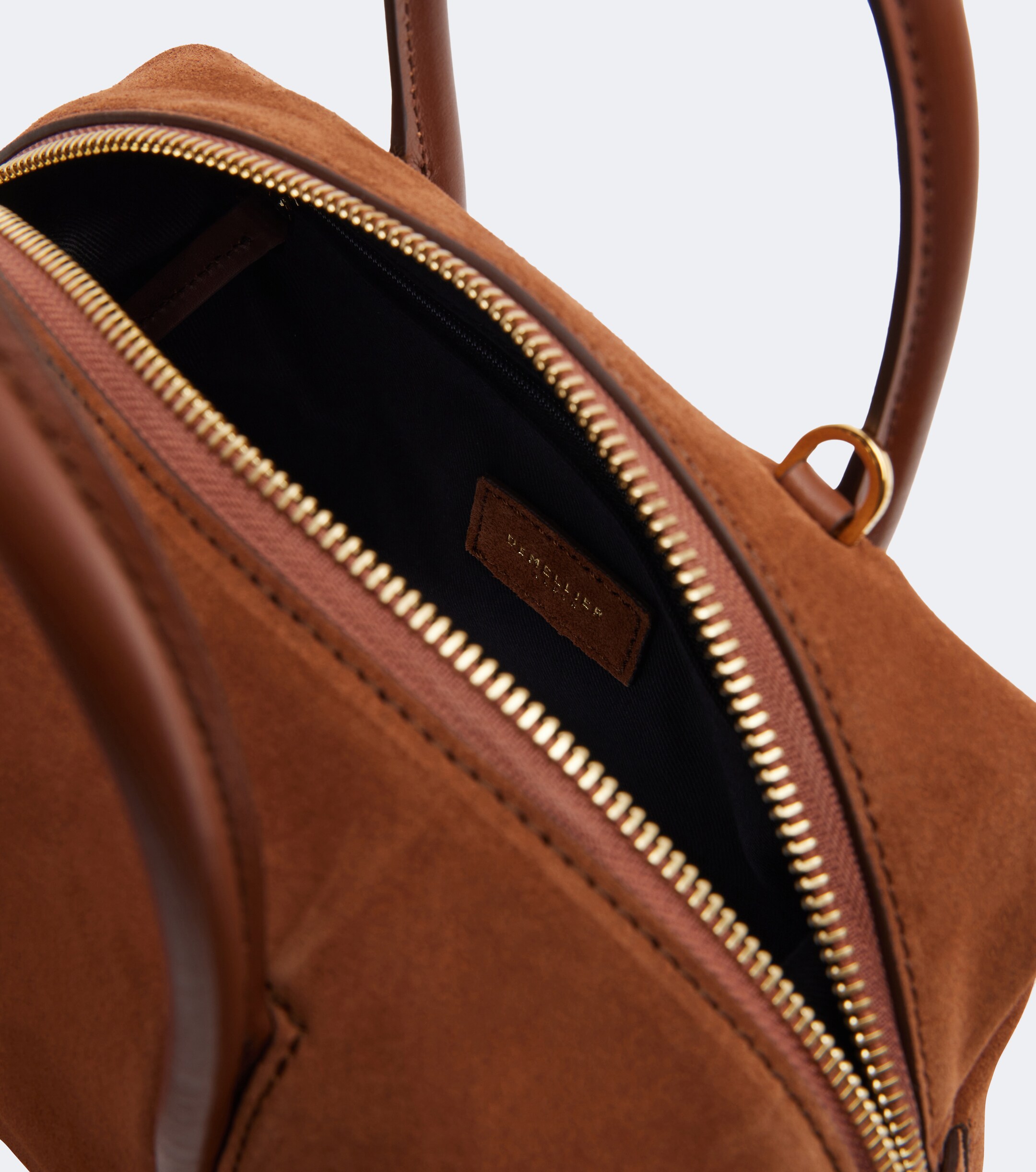 DeMellier Stockholm Small suede top-handle bag thumbnail