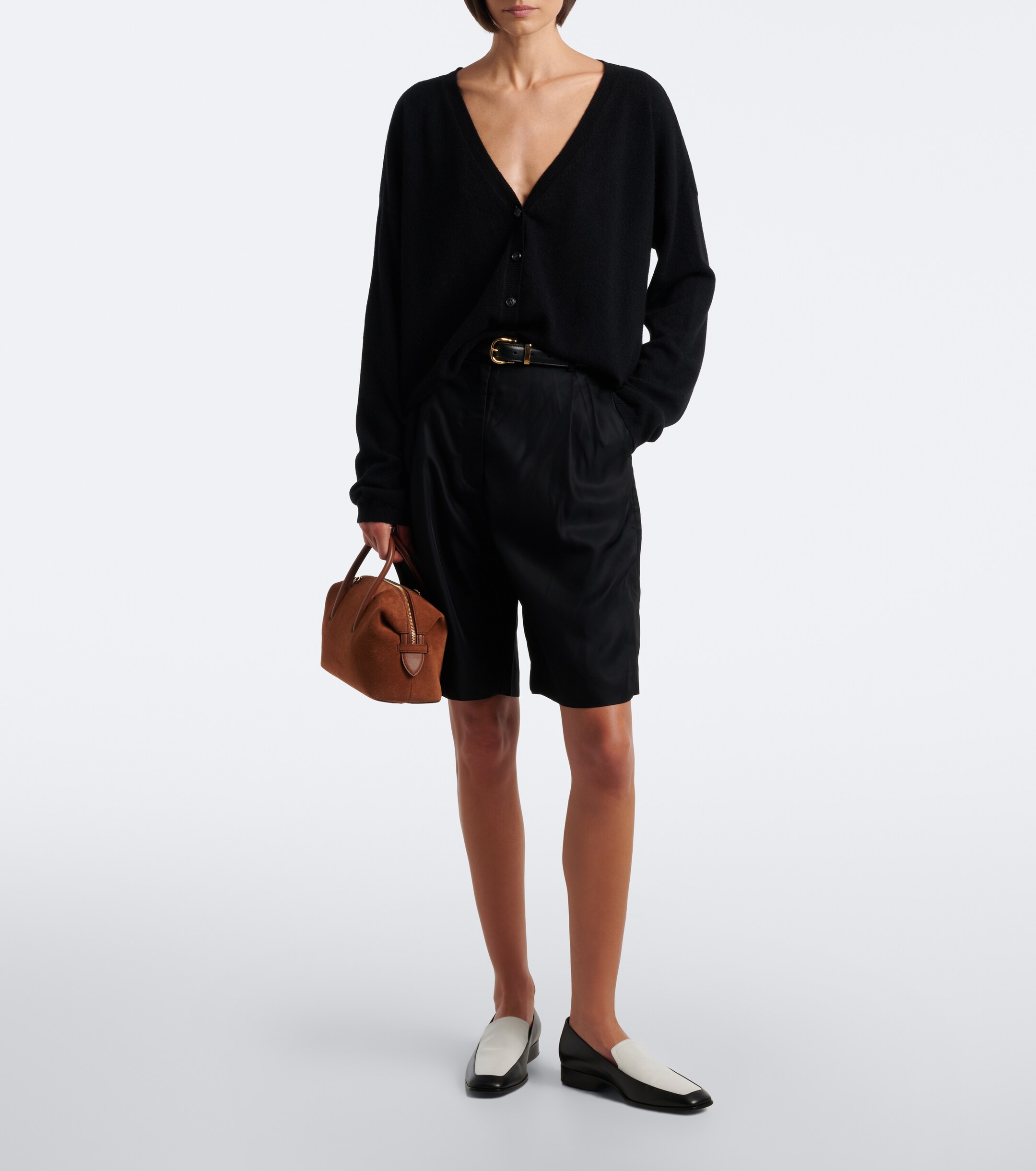 DeMellier Stockholm Small suede top-handle bag thumbnail