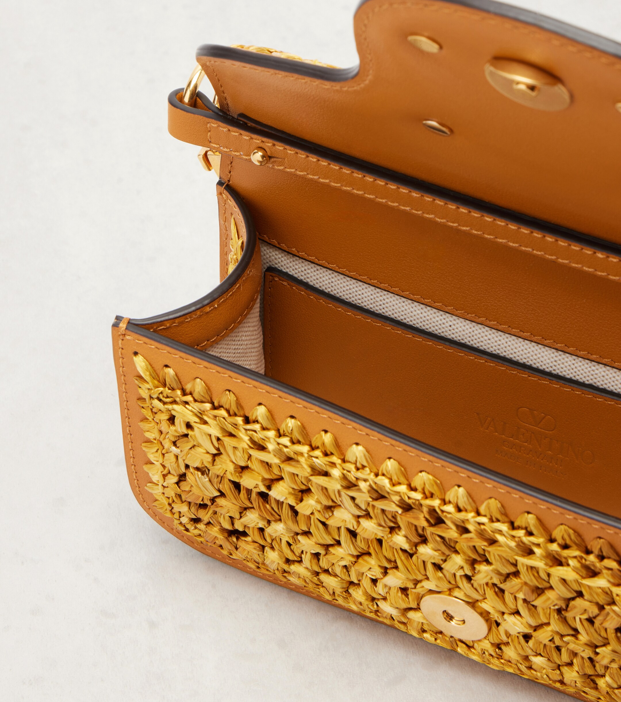 Valentino Garavani Locò Small crochet shoulder bag thumbnail