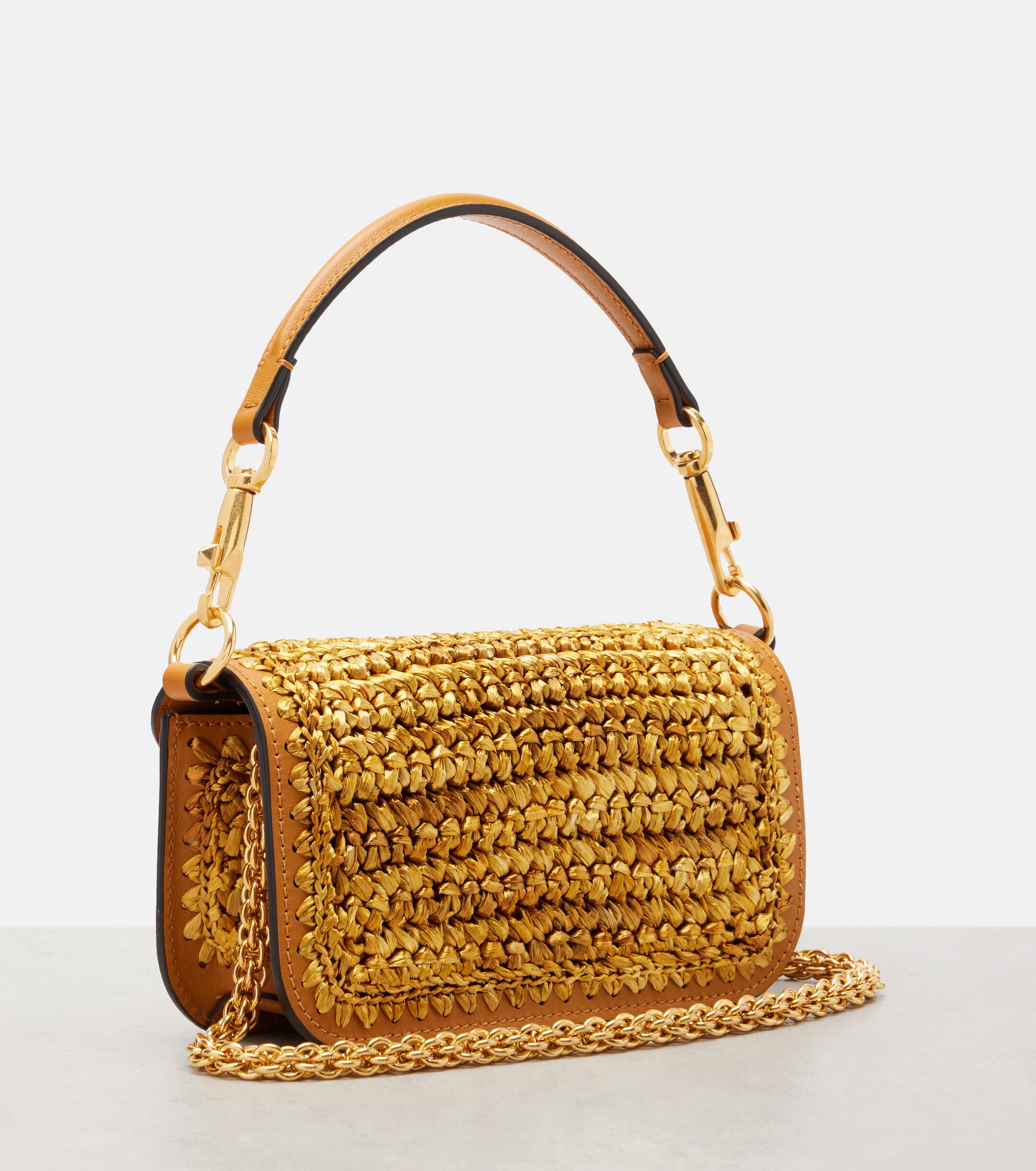 Valentino Garavani Locò Small crochet shoulder bag thumbnail