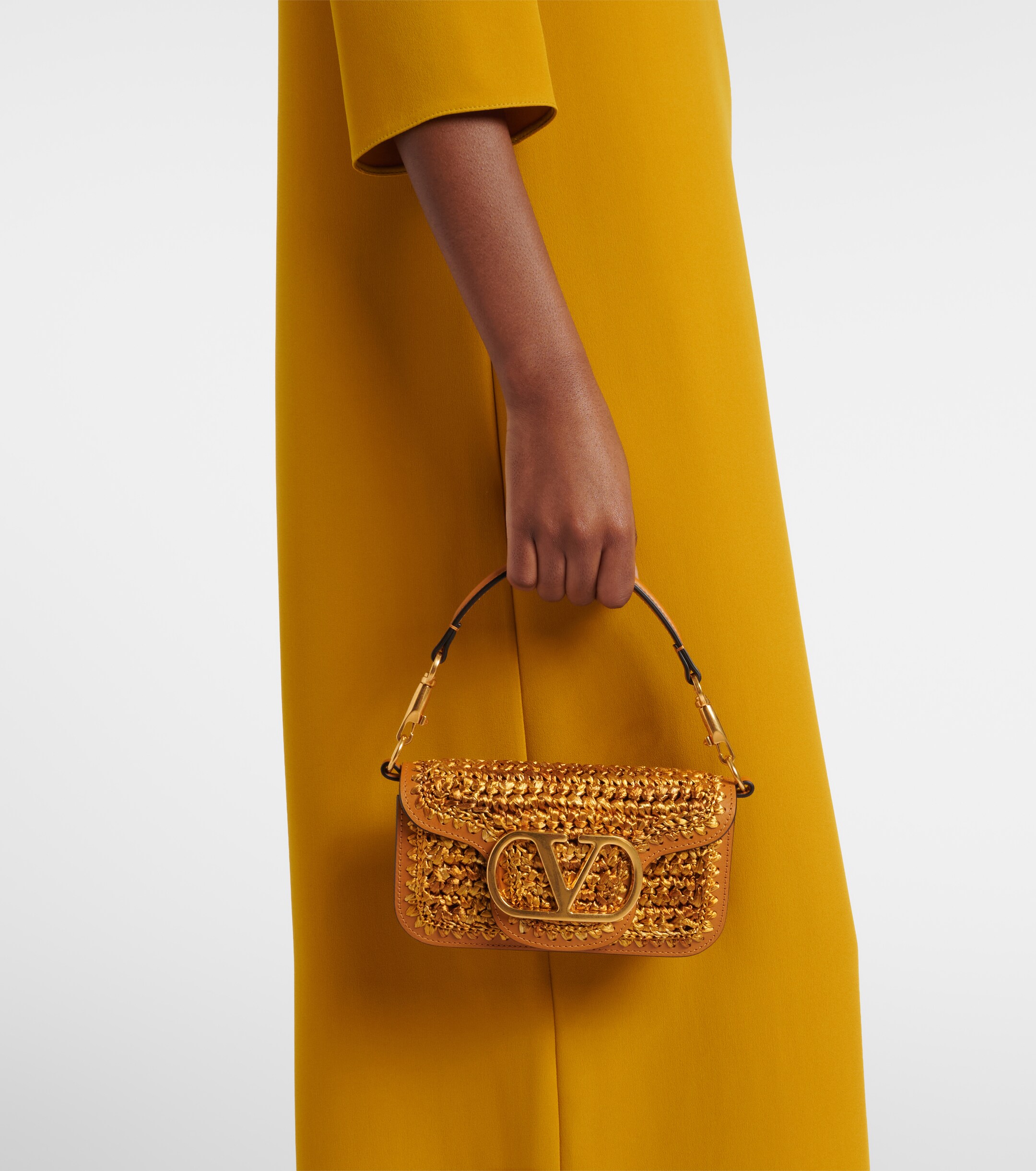 Valentino Garavani Locò Small crochet shoulder bag thumbnail