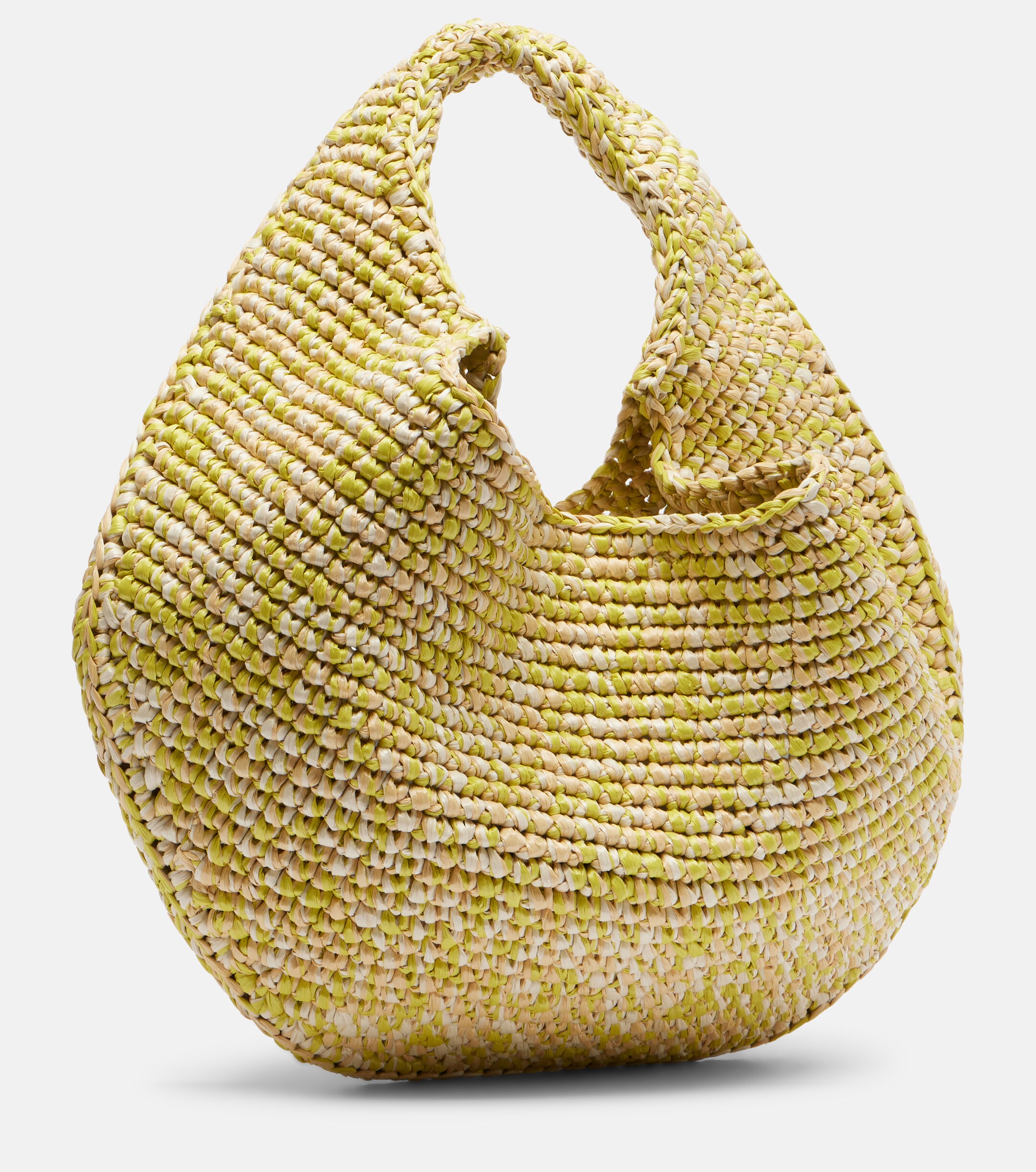 KHAITE Olivia Medium raffia top-handle bag