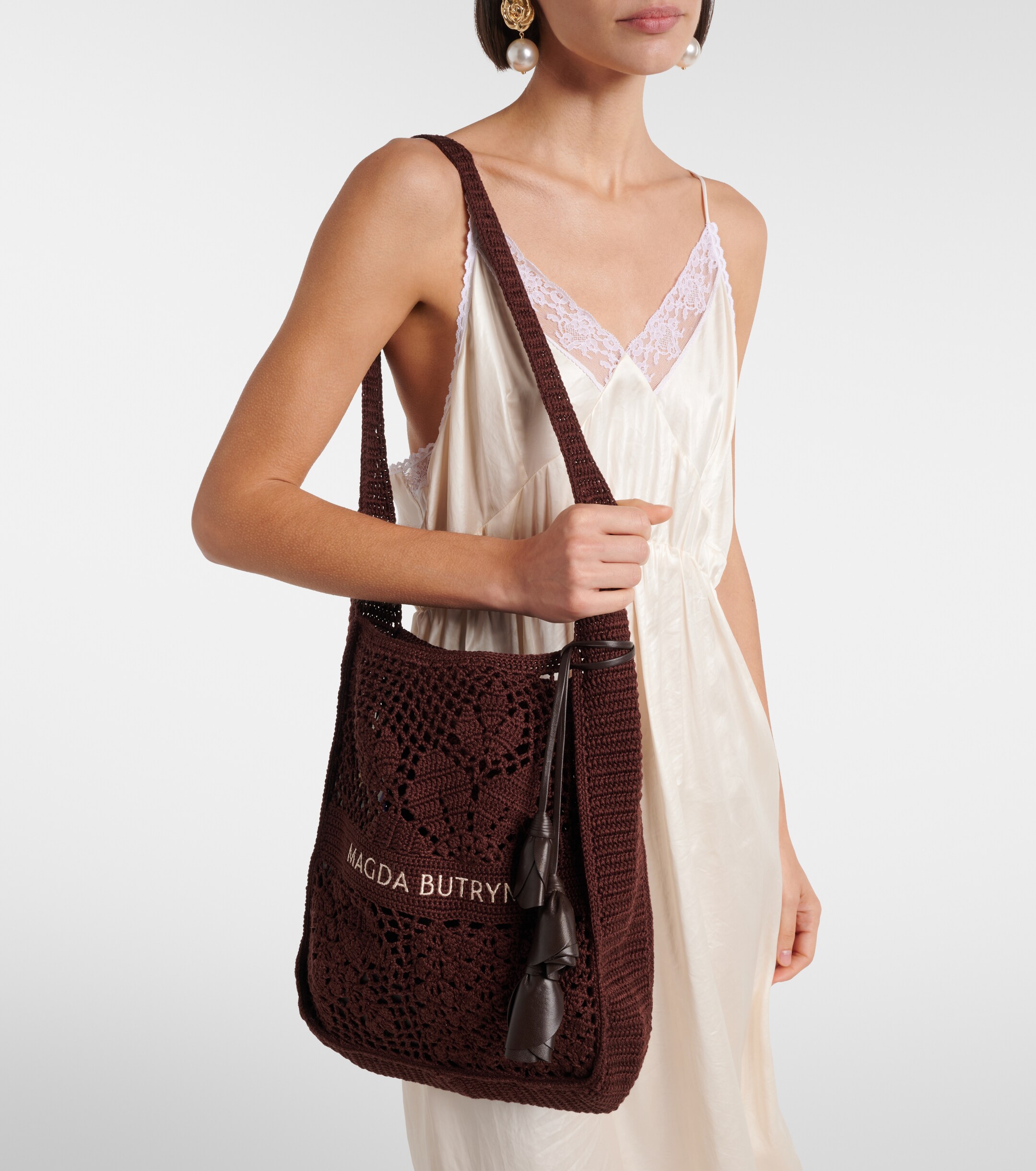 Magda Butrym Medium crochet tote bag