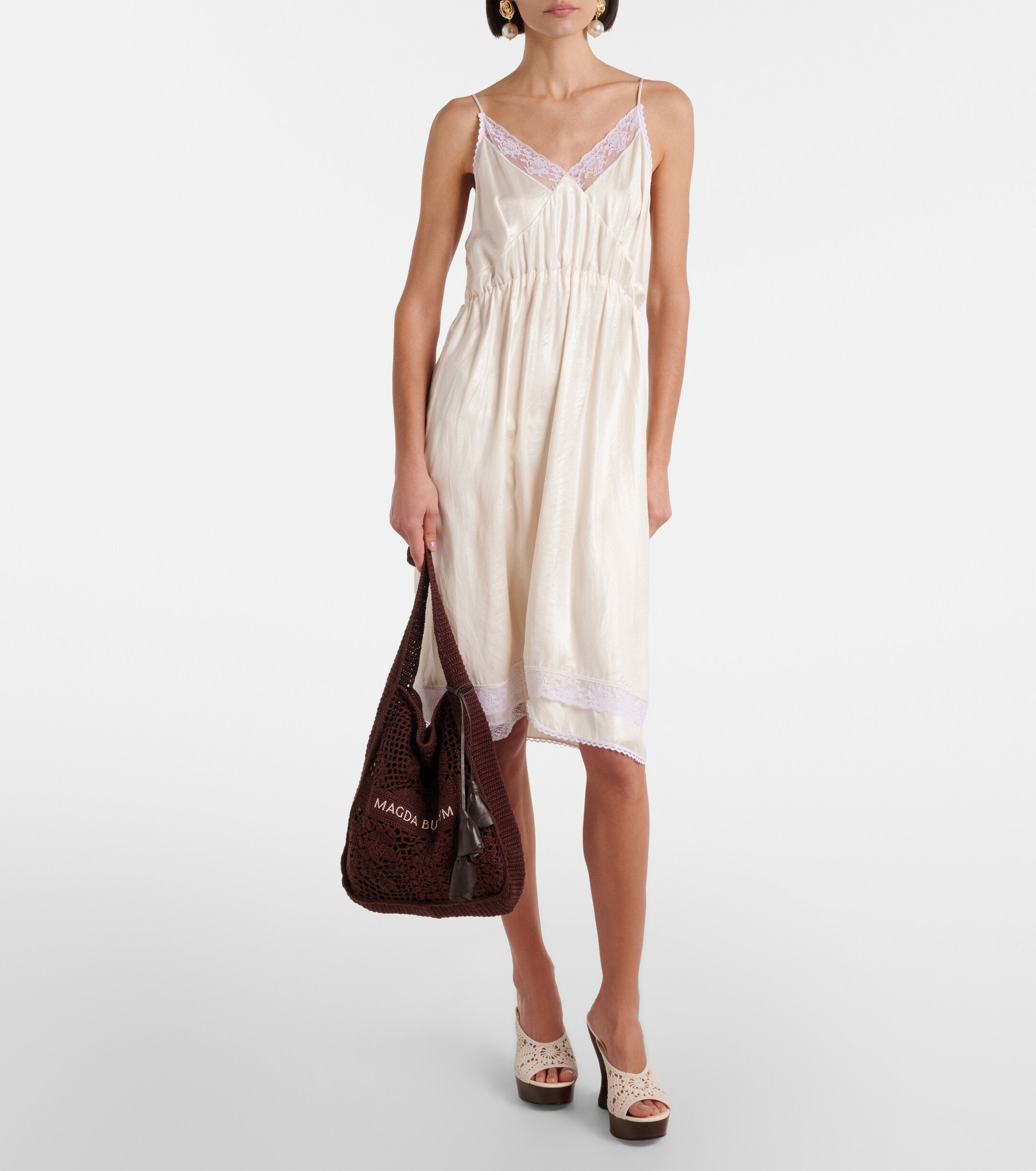 Magda Butrym Medium crochet tote bag