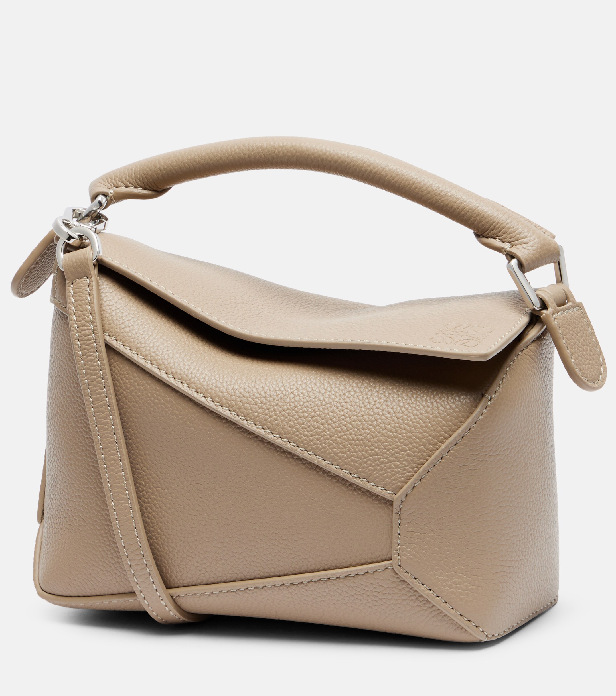 Loewe Puzzle Edge Mini leather top-handle bag
