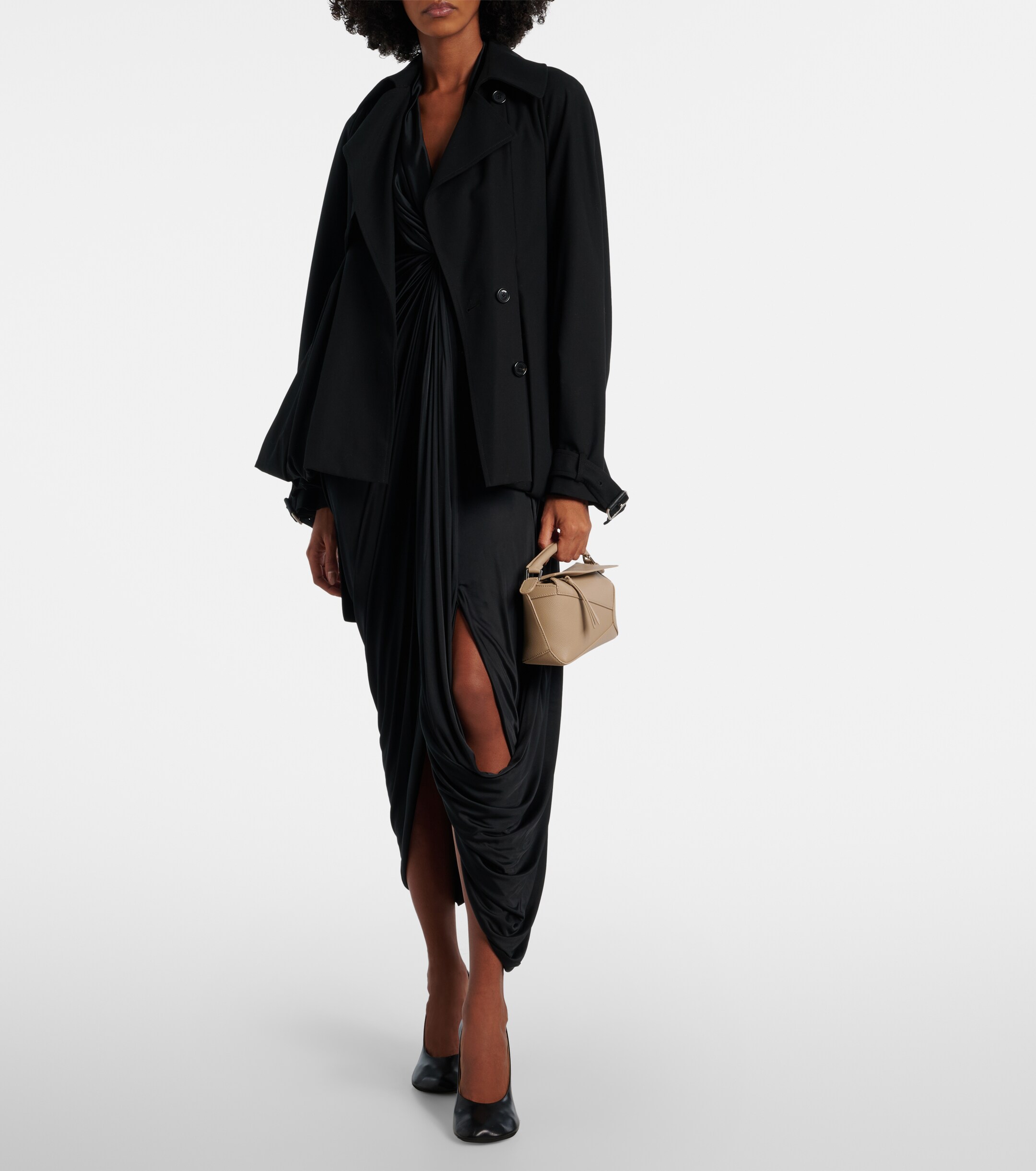 Loewe Puzzle Edge Mini leather top-handle bag