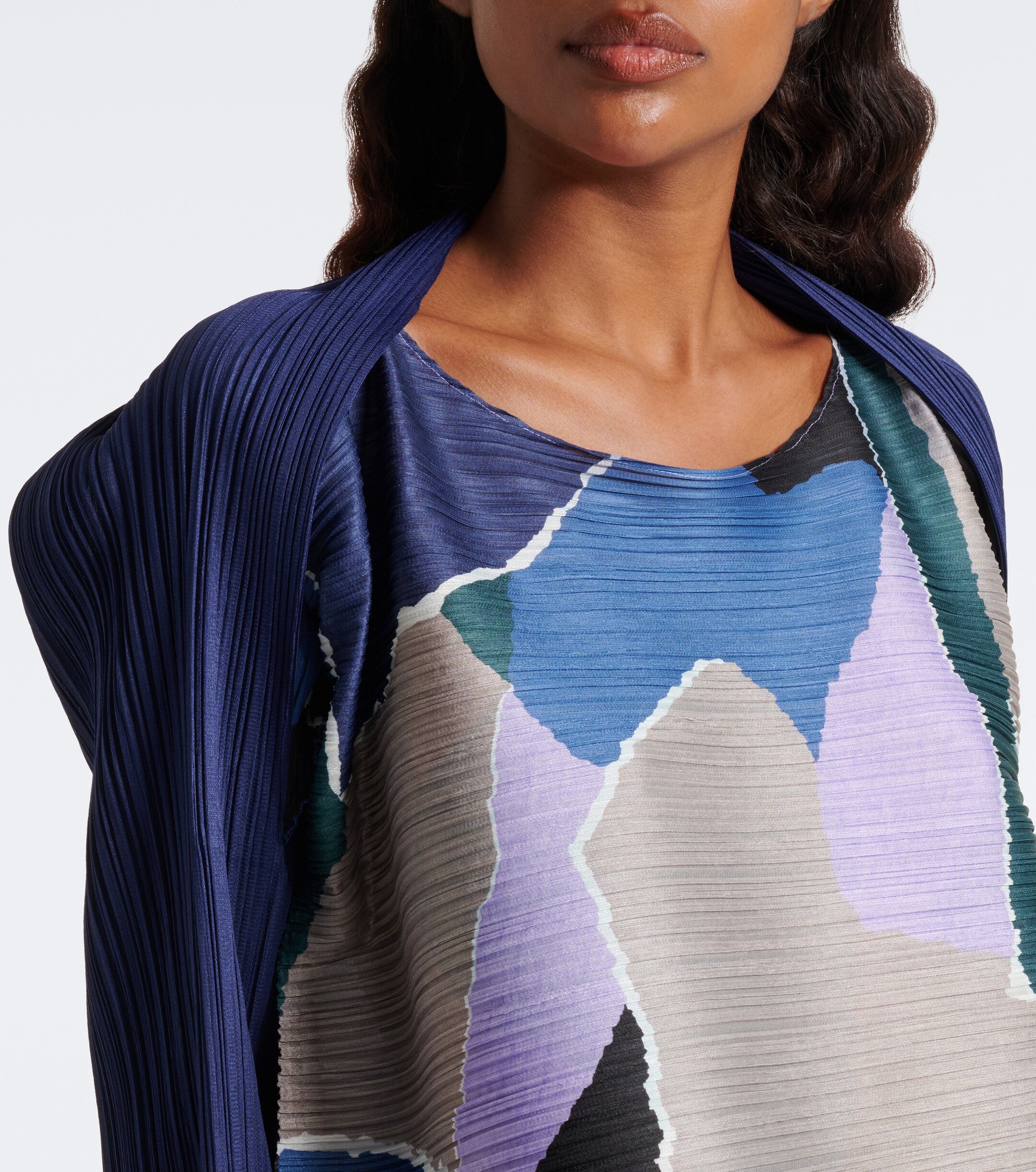 PLEATS PLEASE ISSEY MIYAKE Pleats Please Issey Miyake Surprise! printed pleated top