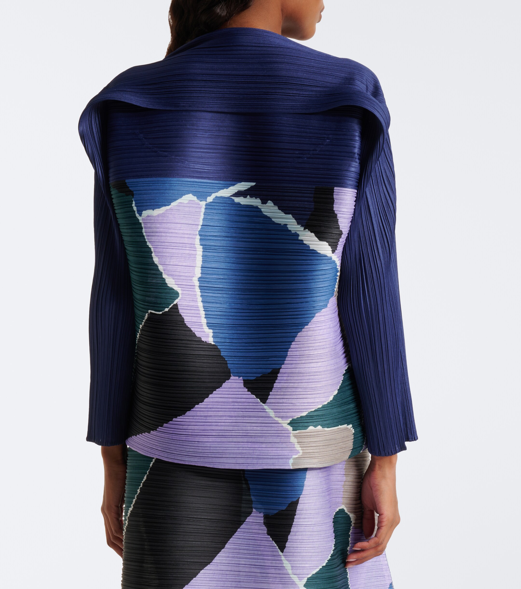 PLEATS PLEASE ISSEY MIYAKE Pleats Please Issey Miyake Surprise! printed pleated top