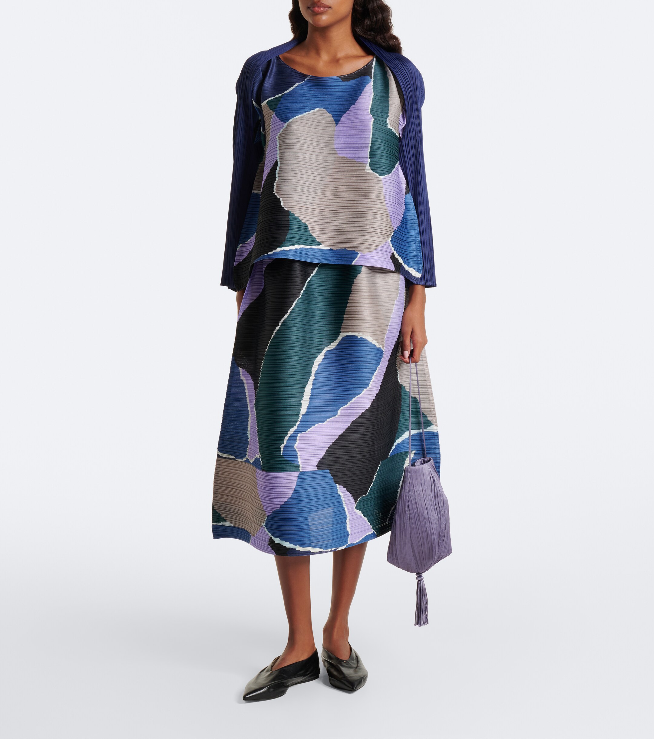 PLEATS PLEASE ISSEY MIYAKE Pleats Please Issey Miyake Surprise! printed pleated top