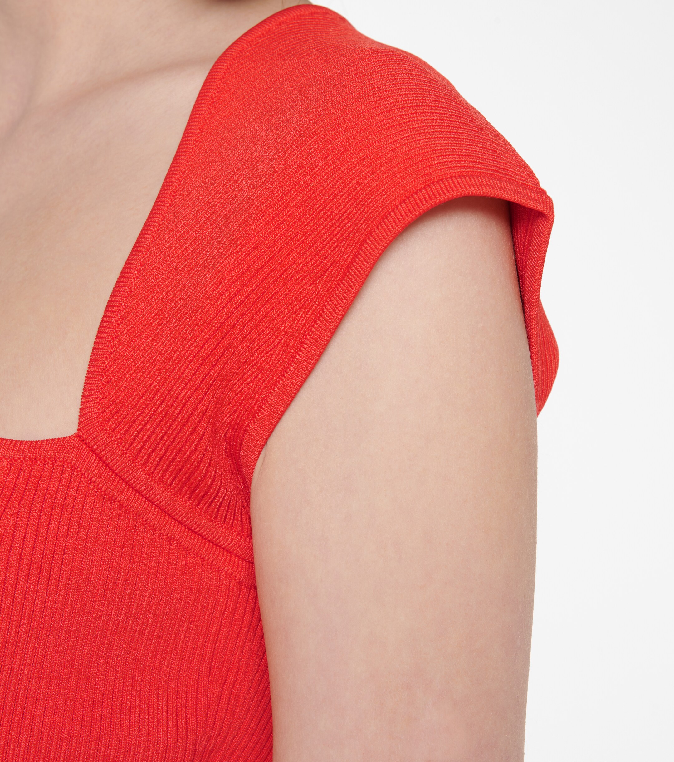 SIMKHAI Abia ribbed-knit crop top