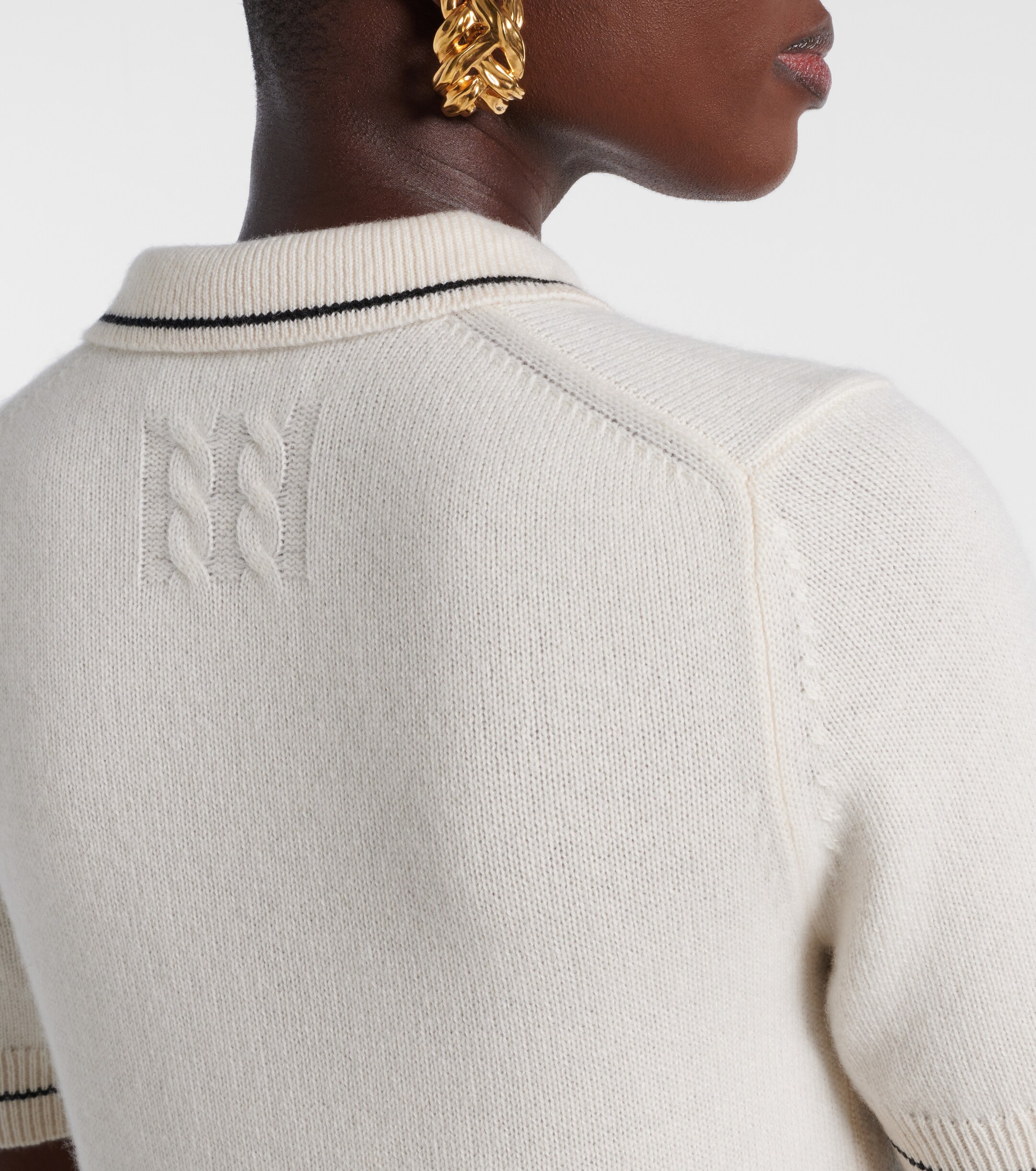 Nili Lotan Nili Lotan Carline cashmere polo shirt