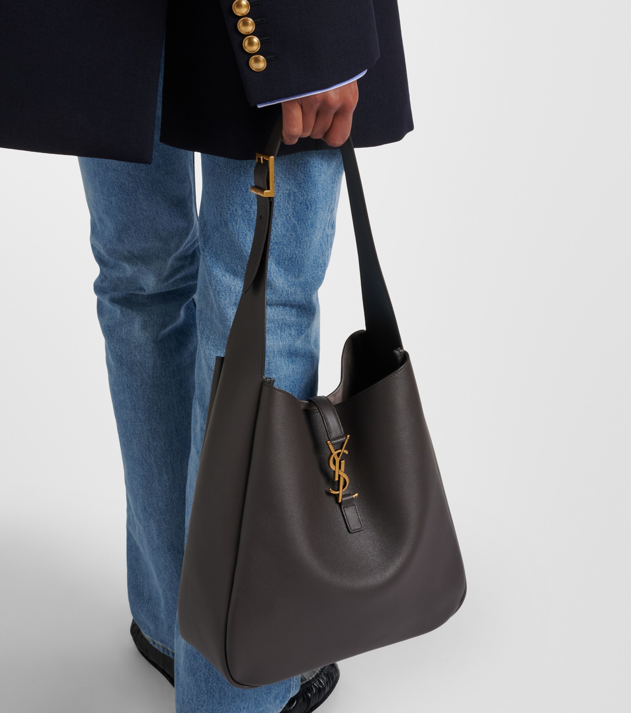 Saint Laurent Le 5 à 7 Supple Large leather shoulder bag