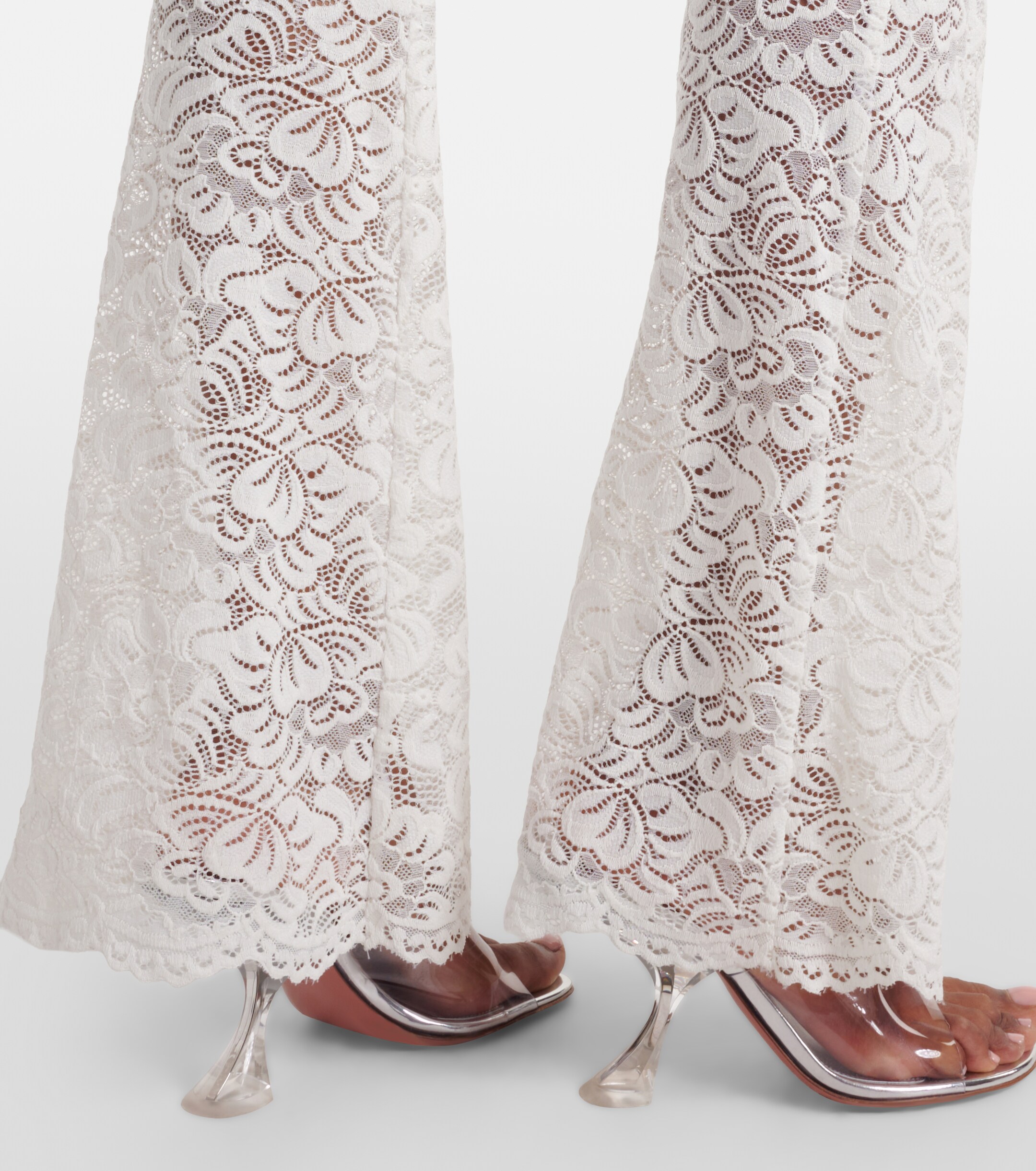 Bananhot Vecna sheer lace flared pants