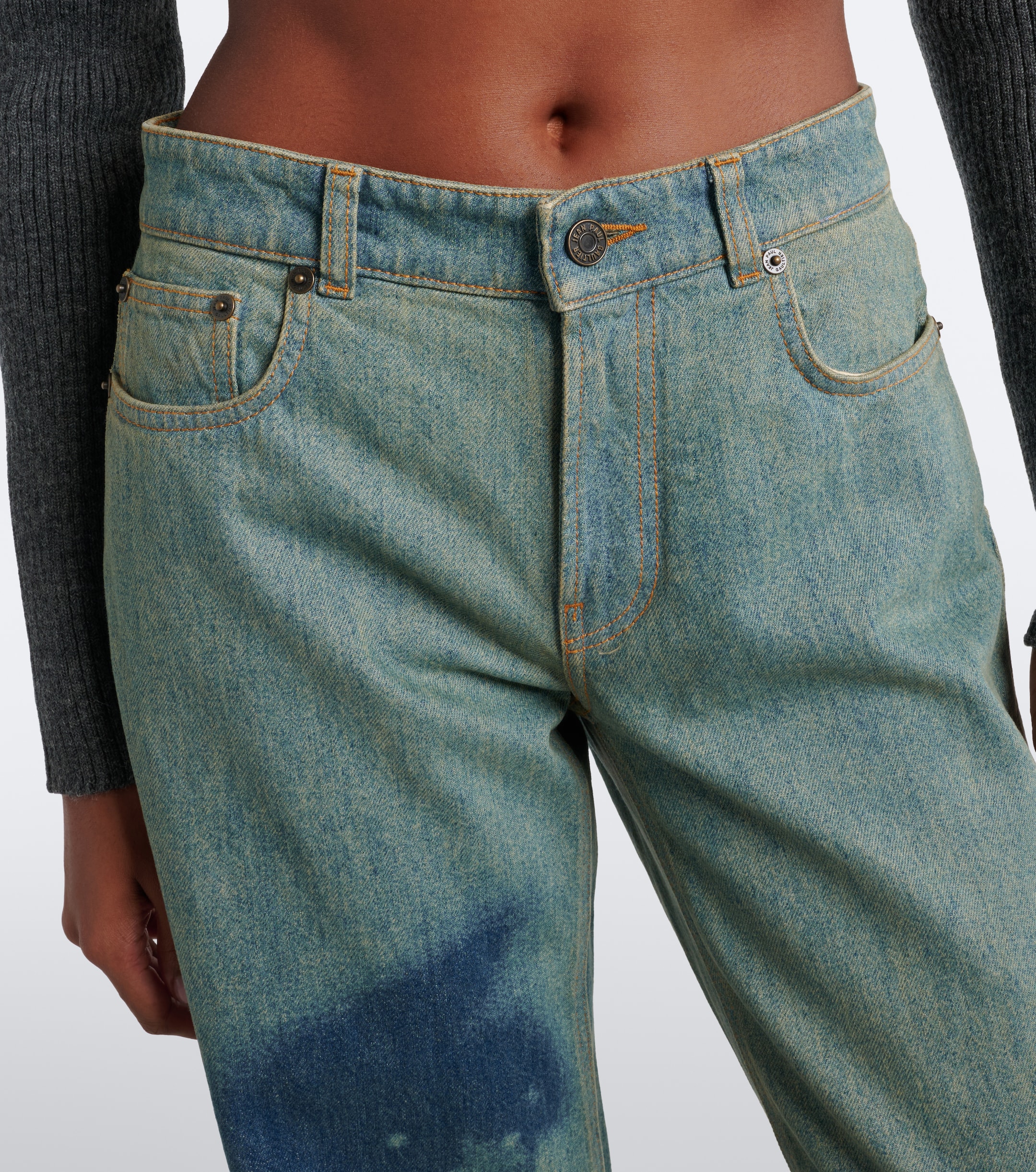 Jean Paul Gaultier Jean Paul Gaultier Printed straight jeans