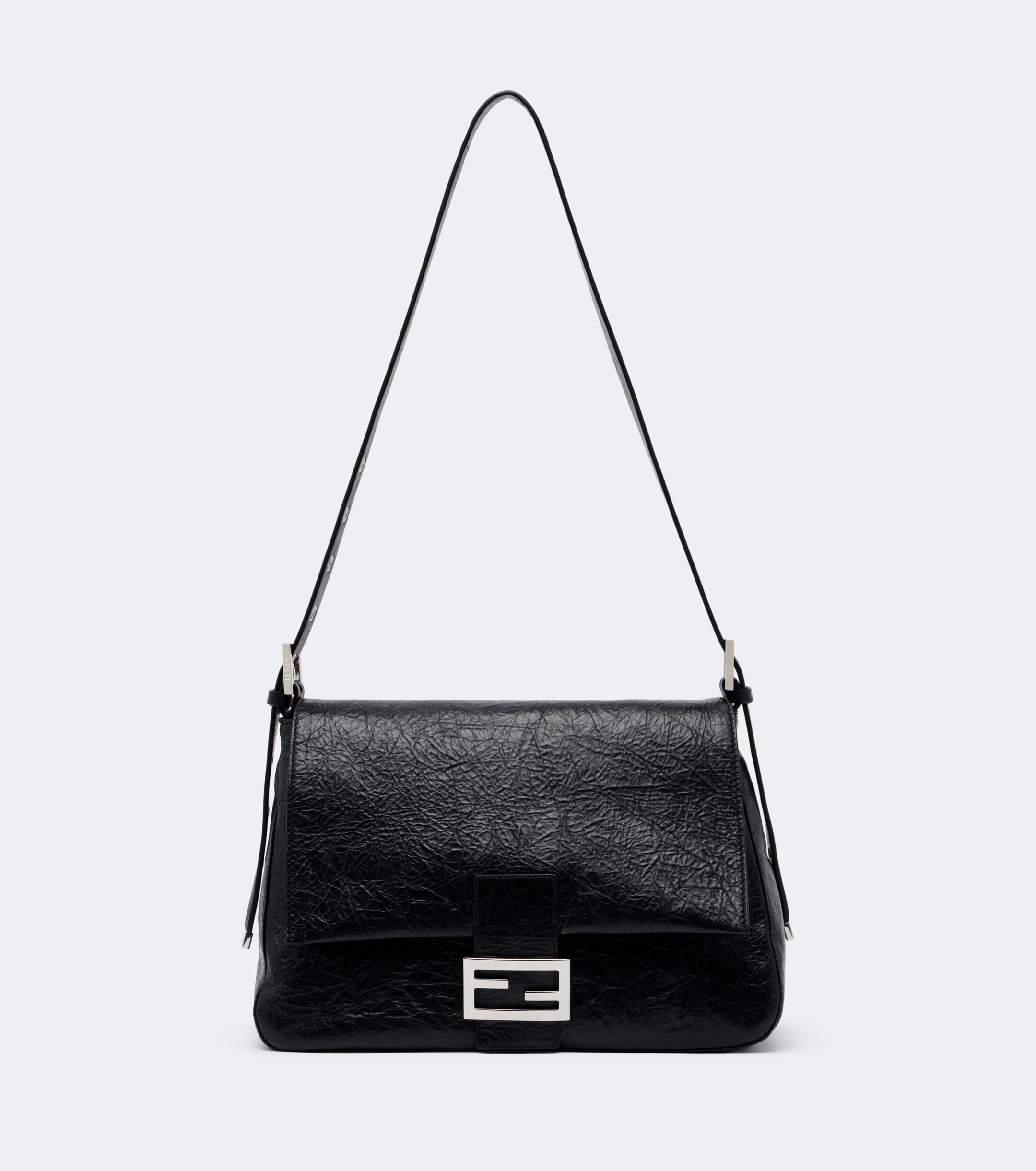 Fendi Fendi Baguette Flap Medium leather shoulder bag