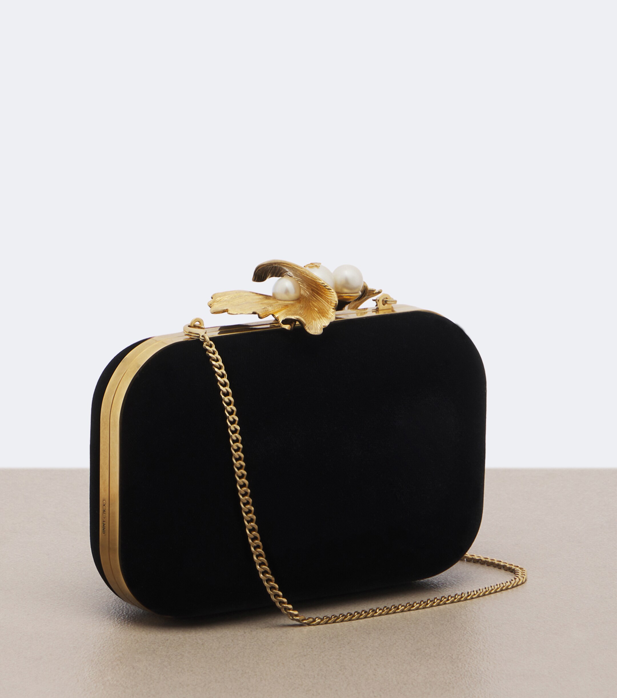 JIMMY CHOO Jimmy Choo Cloud embellished velvet clutch