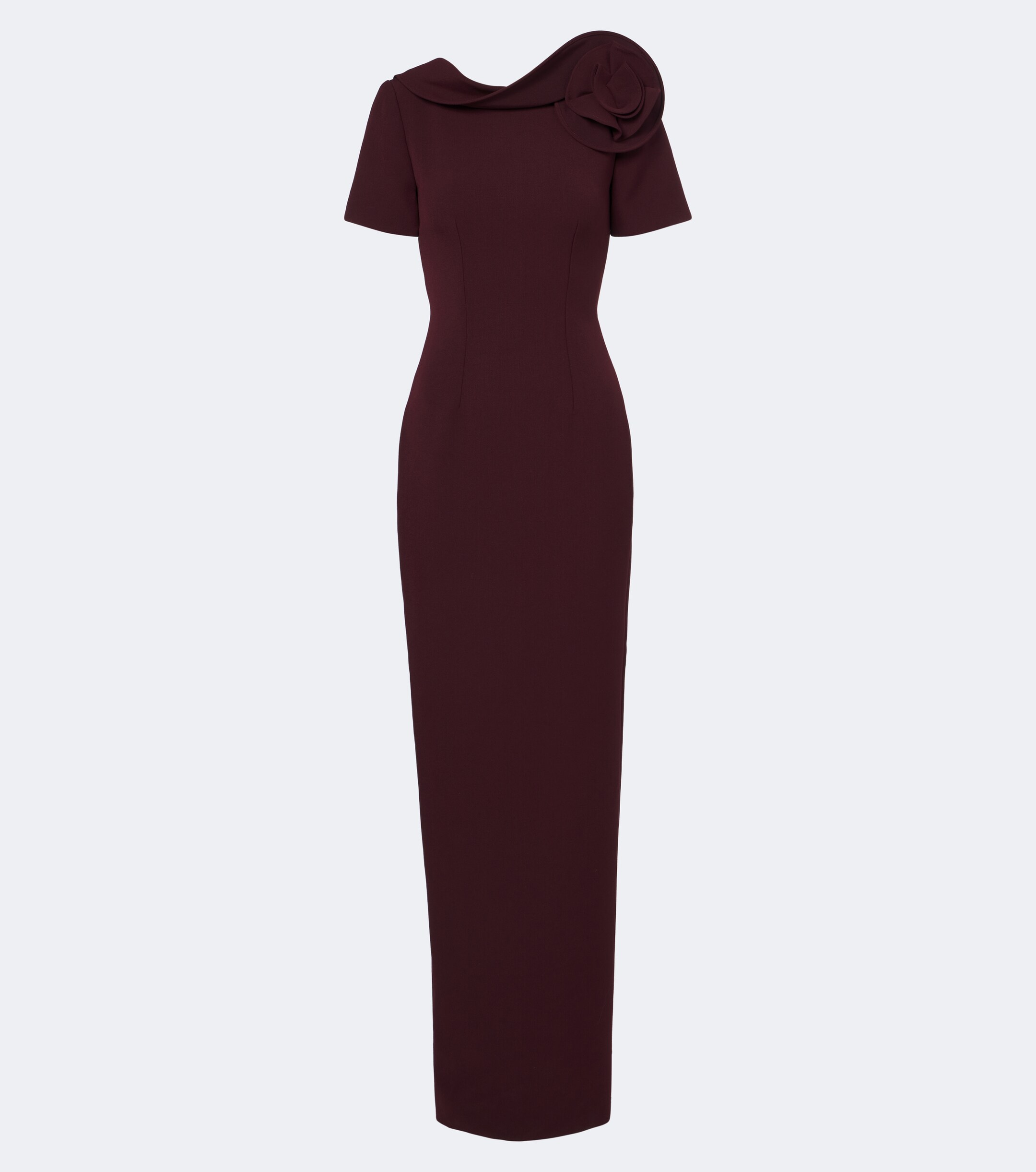 Roland Mouret Roland Mouret Floral-appliqué crêpe midi dress