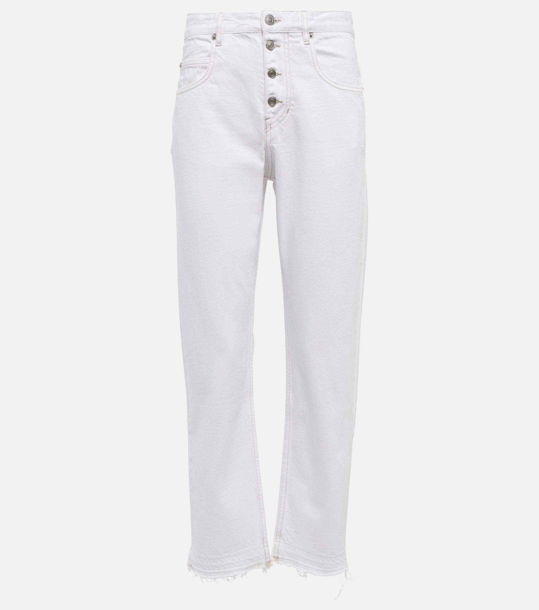 Marant Étoile Belden high-rise straight jeans