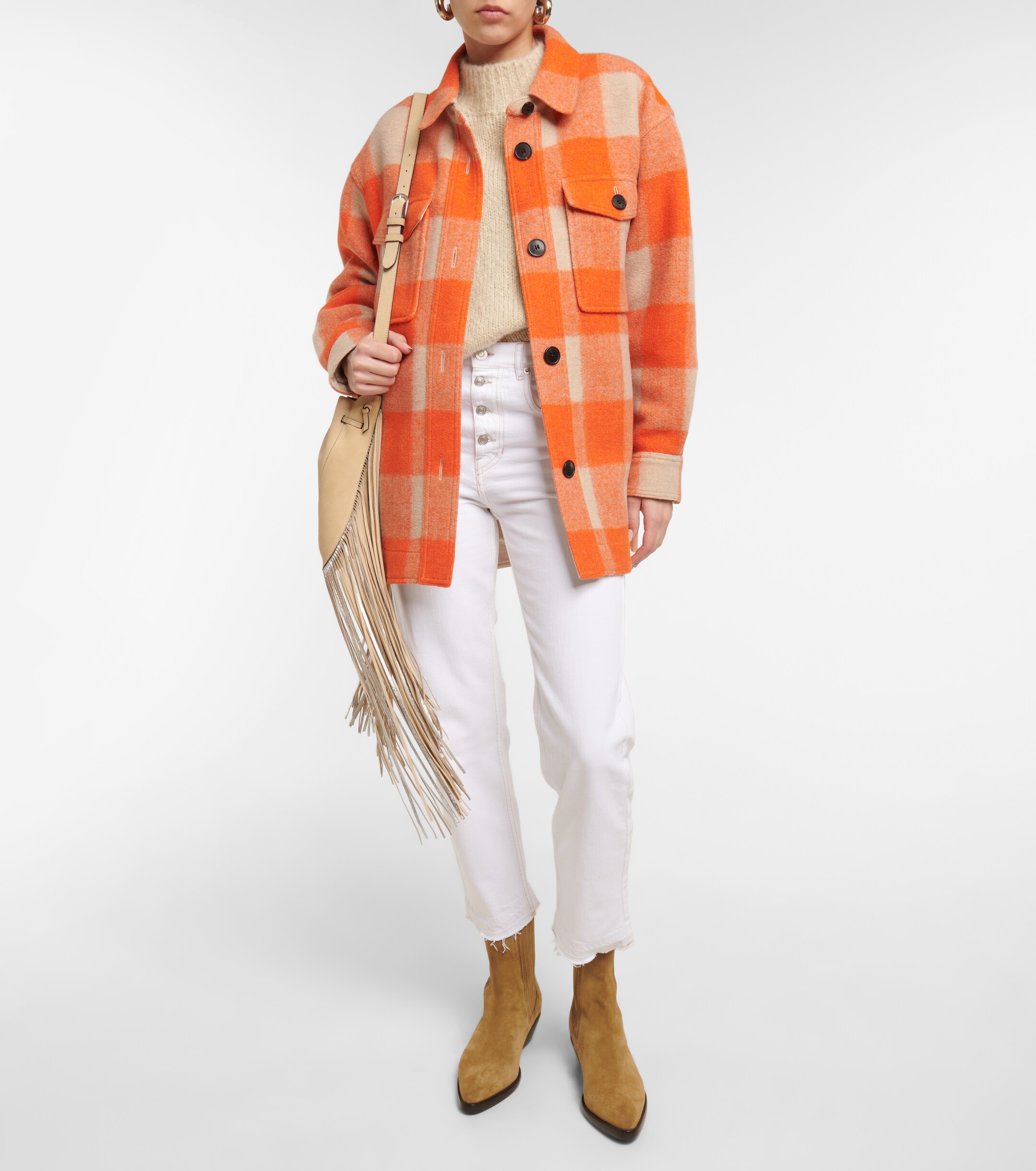 Marant Étoile Belden high-rise straight jeans