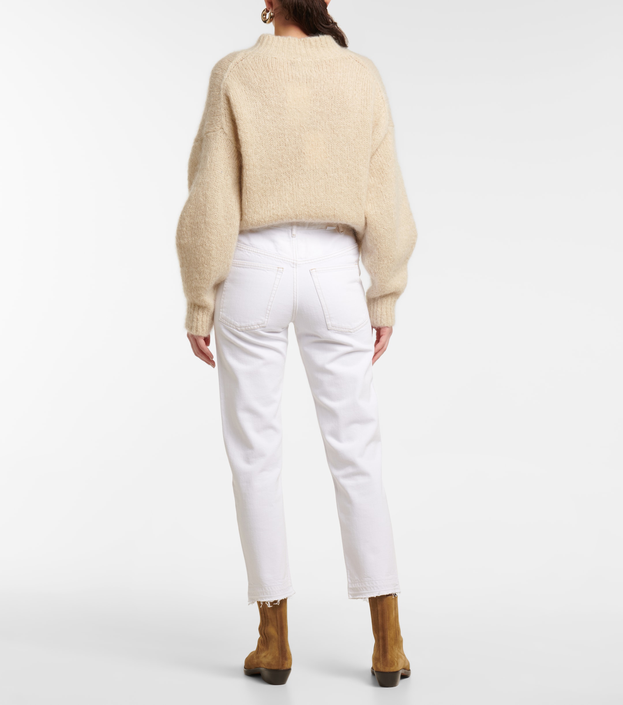 Marant Étoile Belden high-rise straight jeans