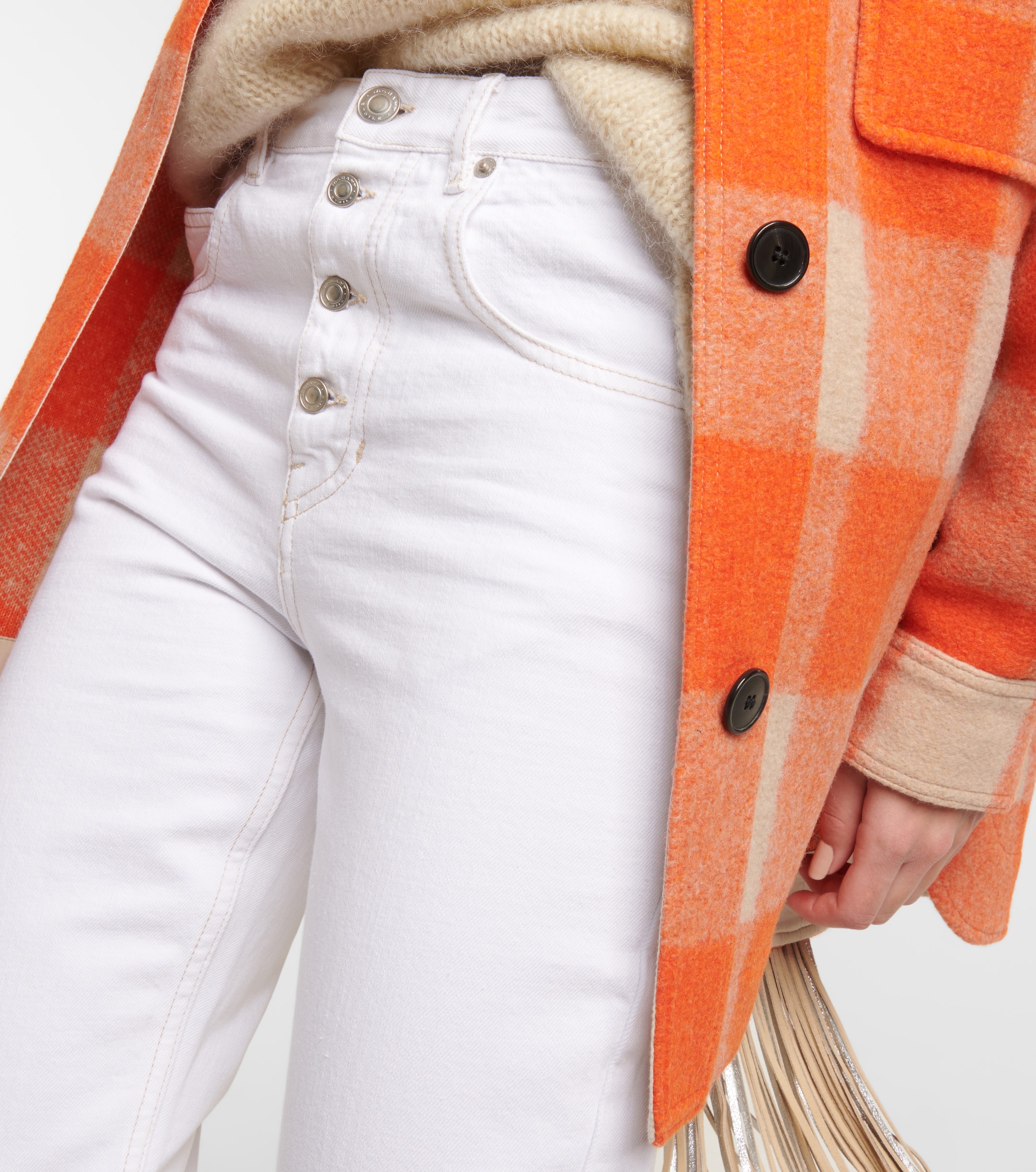 Marant Étoile Belden high-rise straight jeans