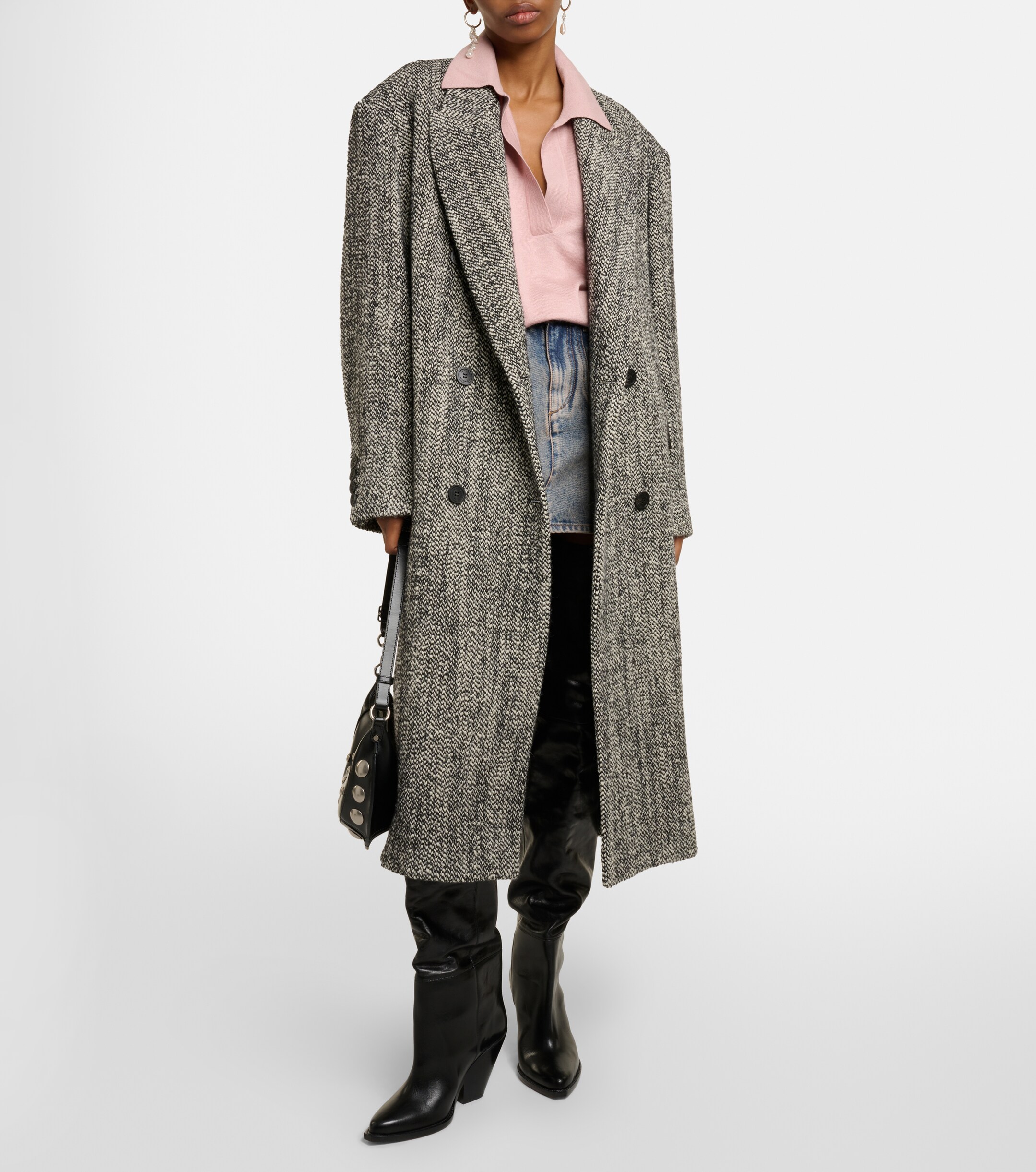 Isabel Marant Lojimiko oversized wool-blend coat