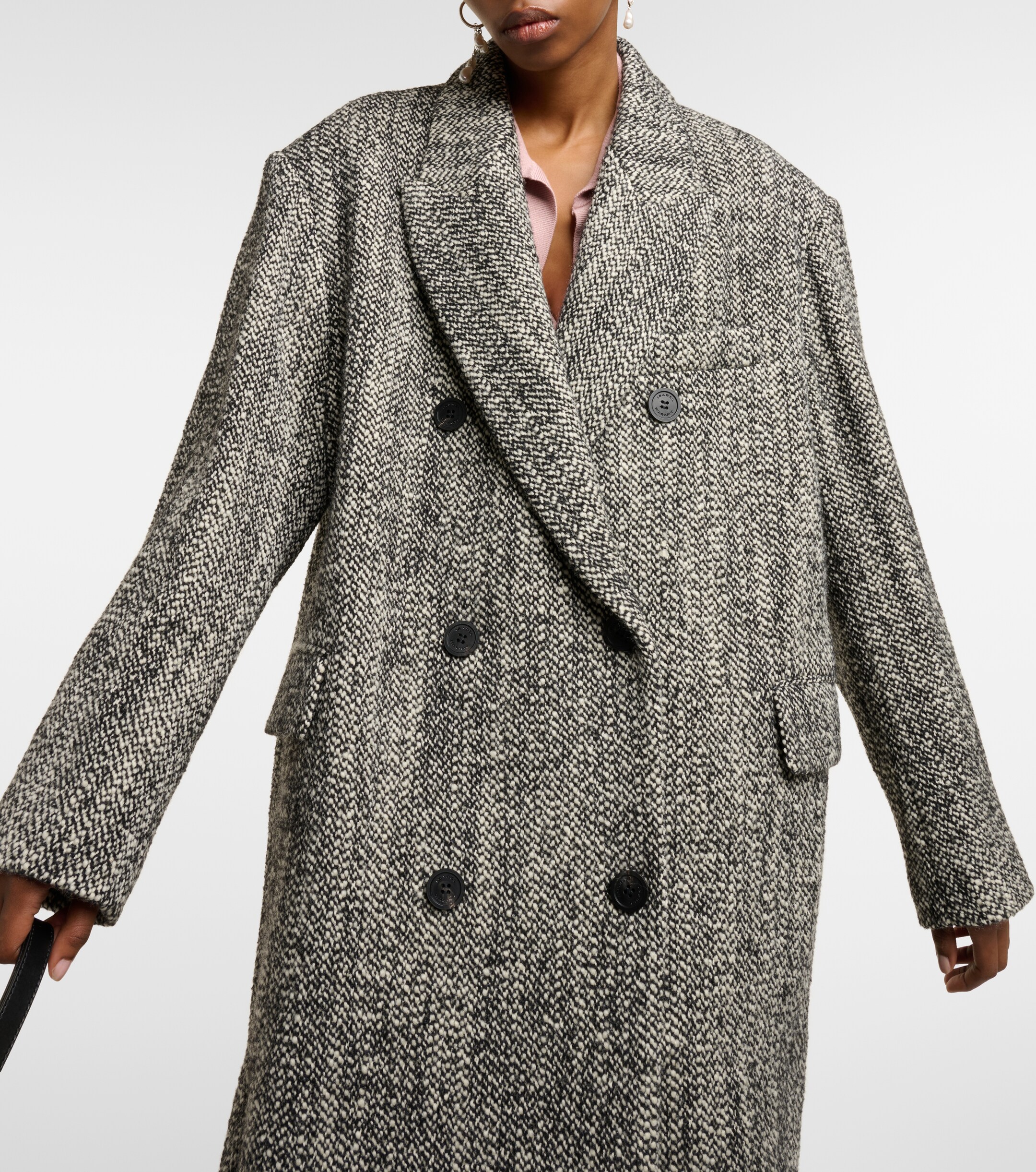 Isabel Marant Lojimiko oversized wool-blend coat