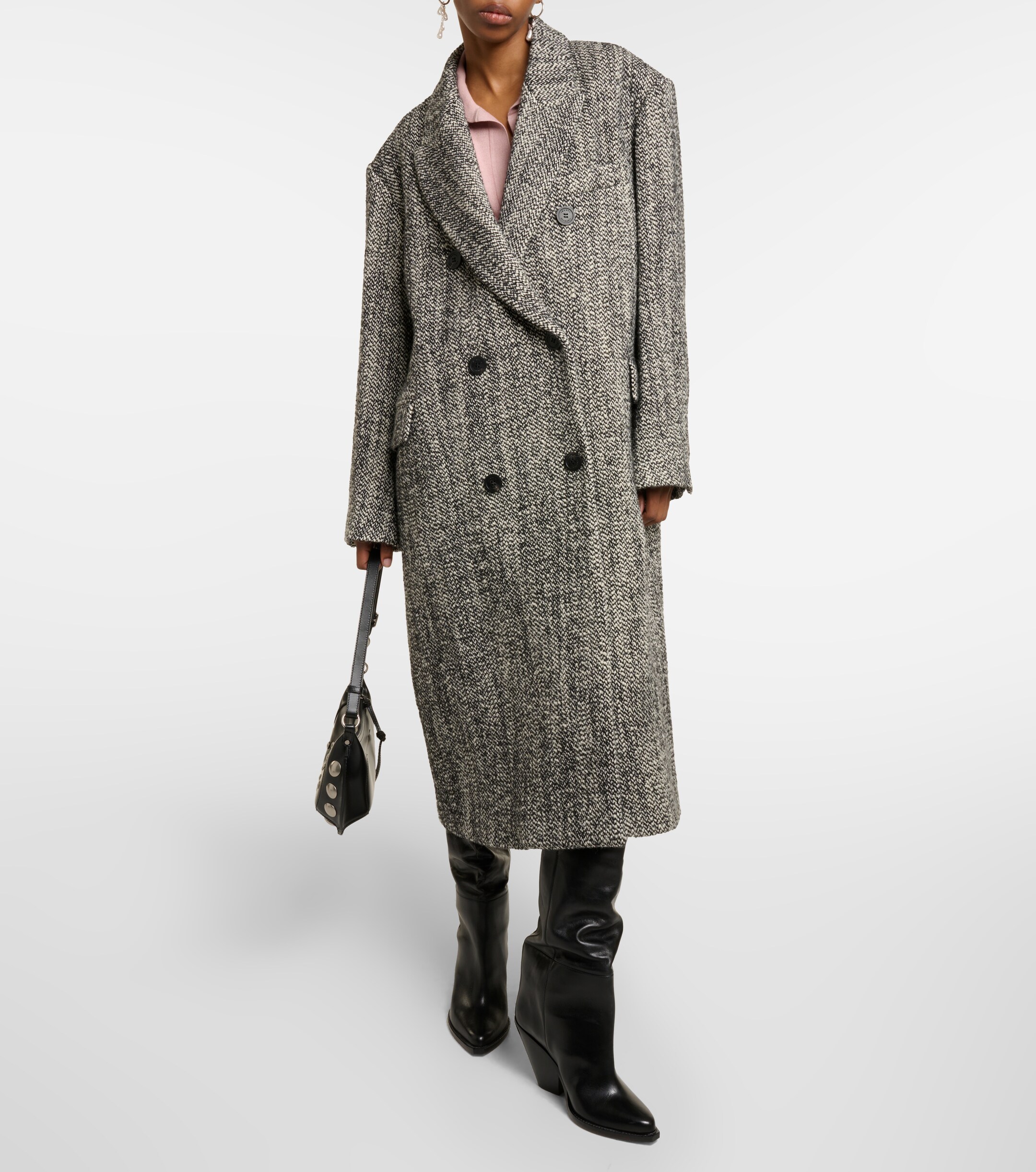 Isabel Marant Lojimiko oversized wool-blend coat