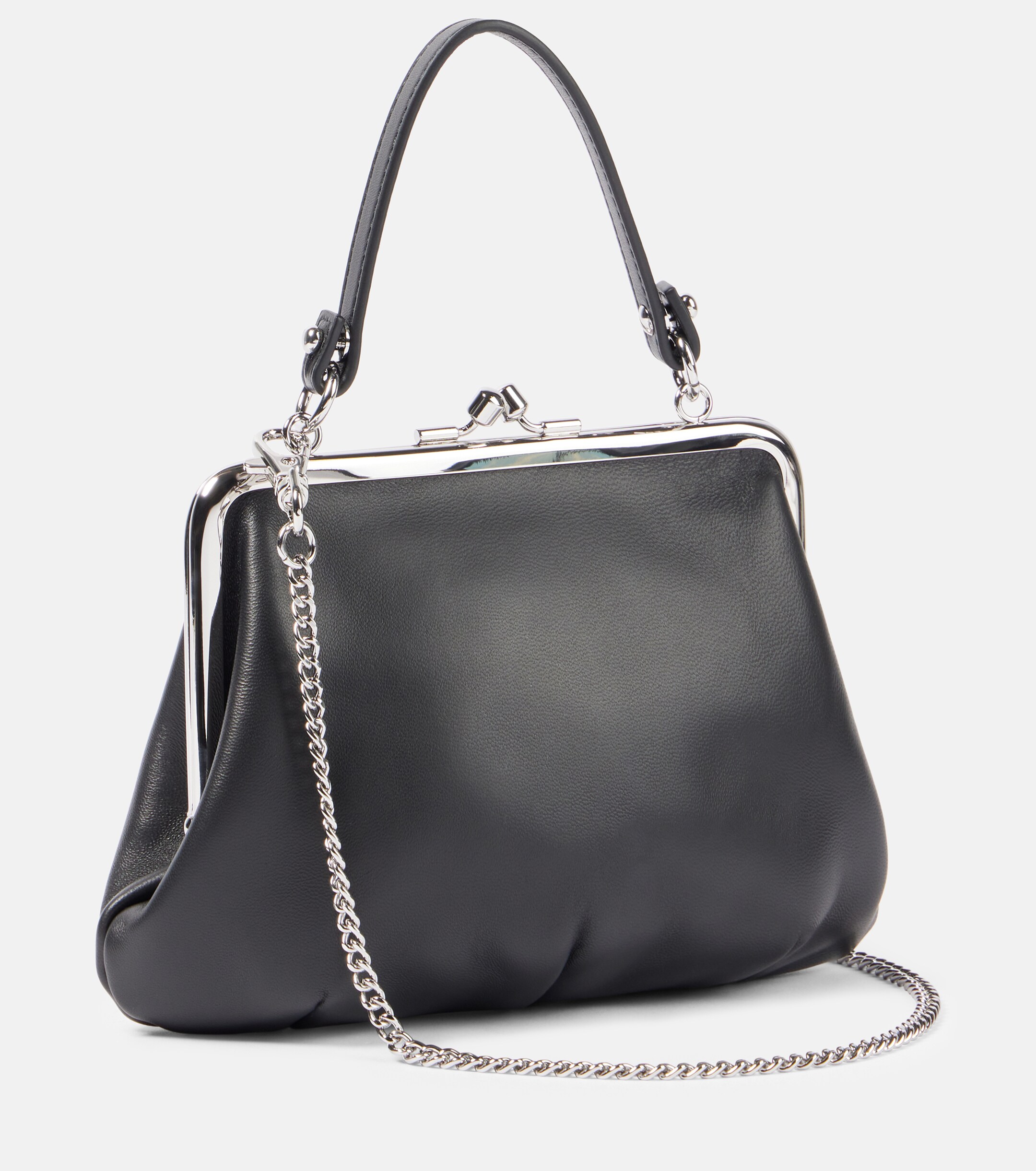 Vivienne Westwood Granny Frame leather tote bag