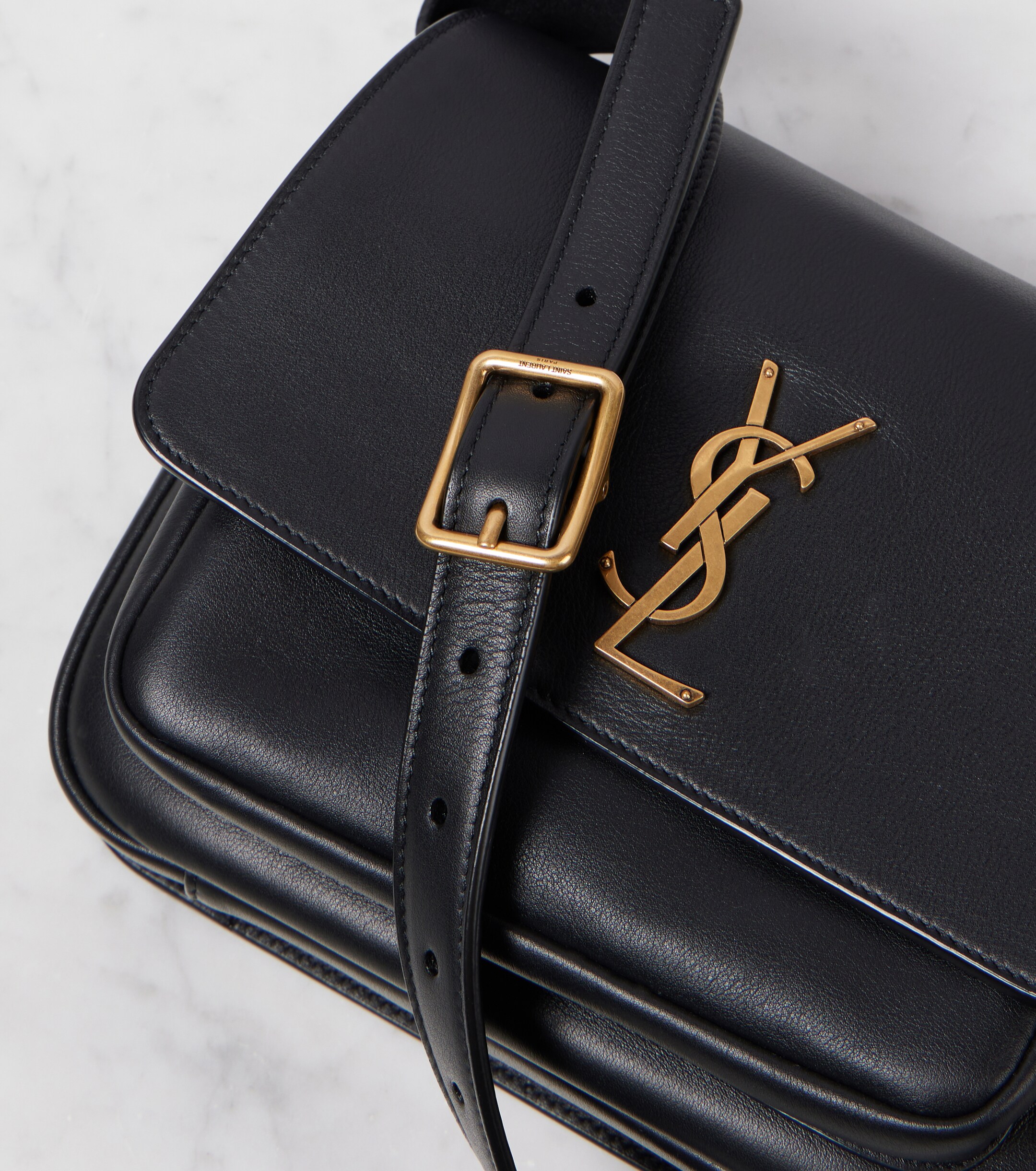 Saint Laurent Niki leather messenger bag