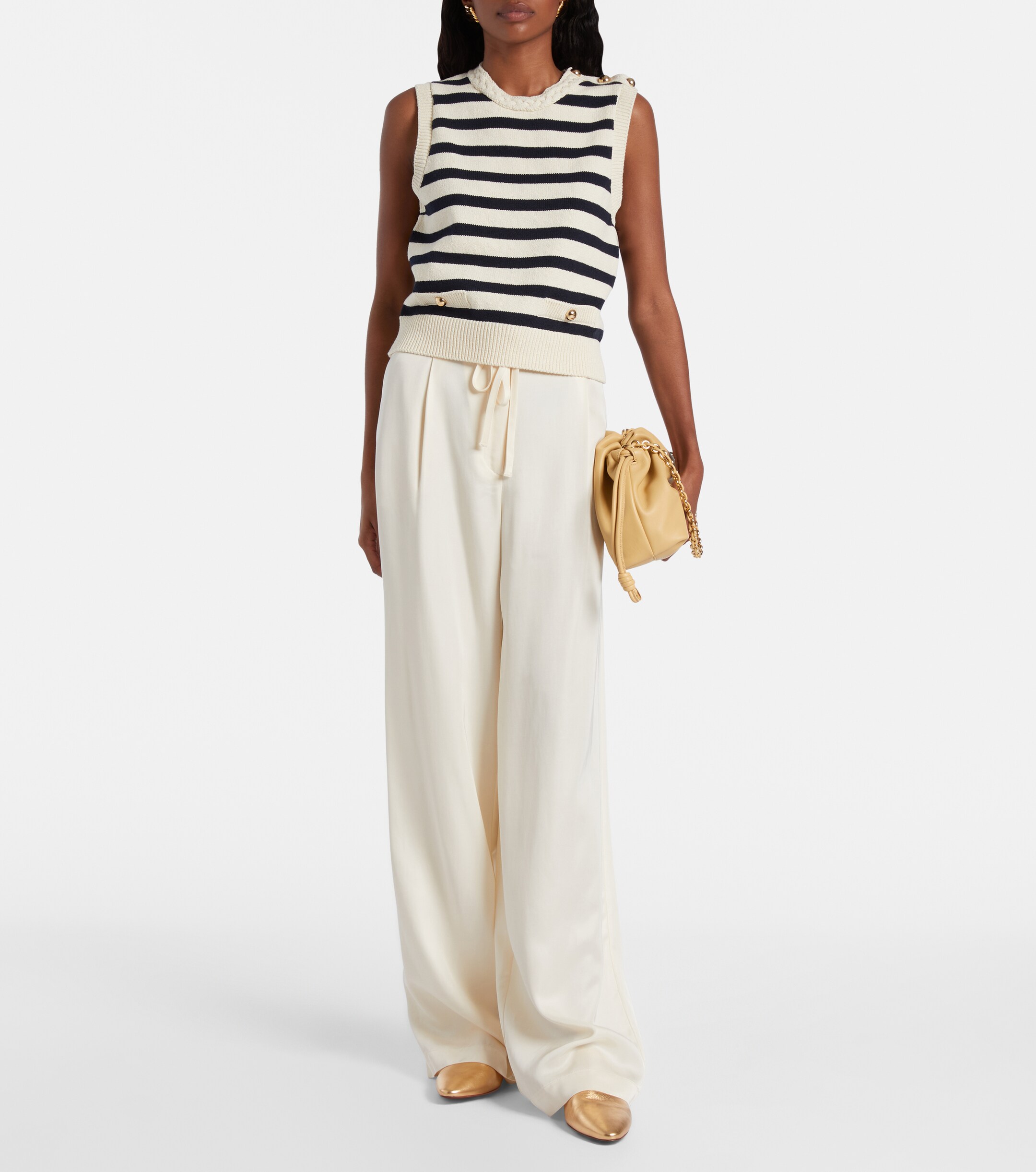FRAME Frame The Harbor cotton-blend sweater vest