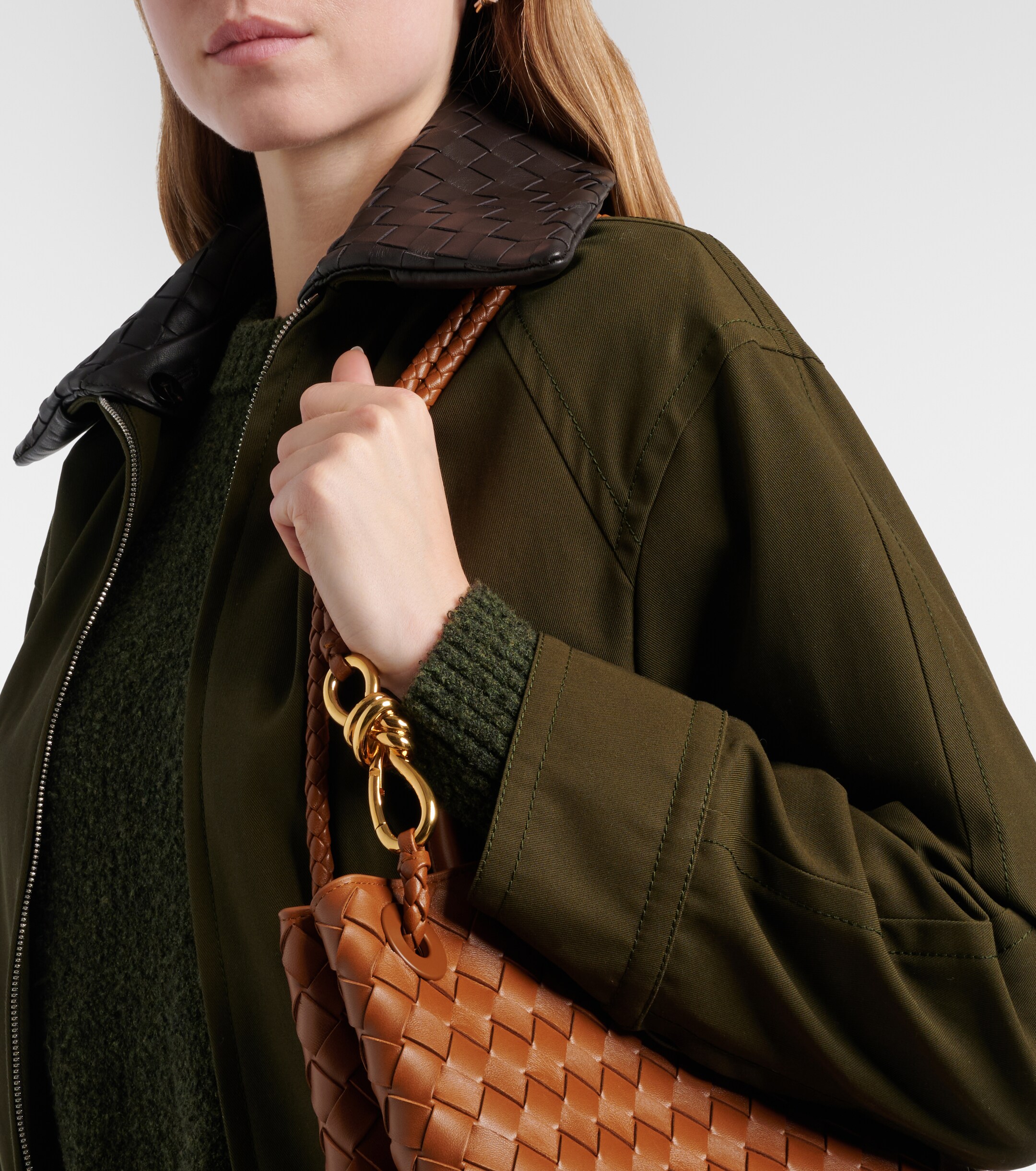 Bottega Veneta Andiamo Small Intrecciato leather tote bag