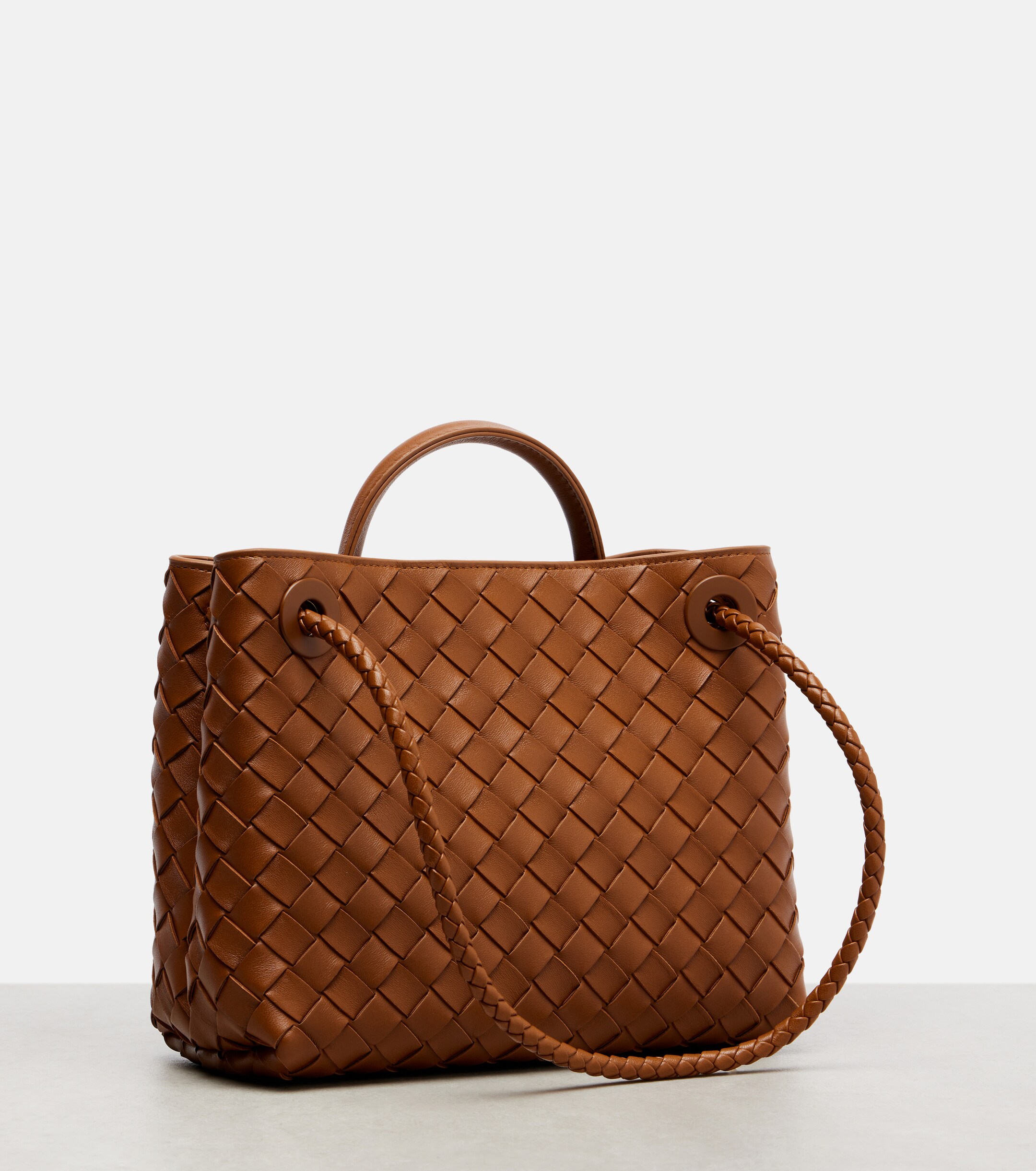 Bottega Veneta Andiamo Small Intrecciato leather tote bag