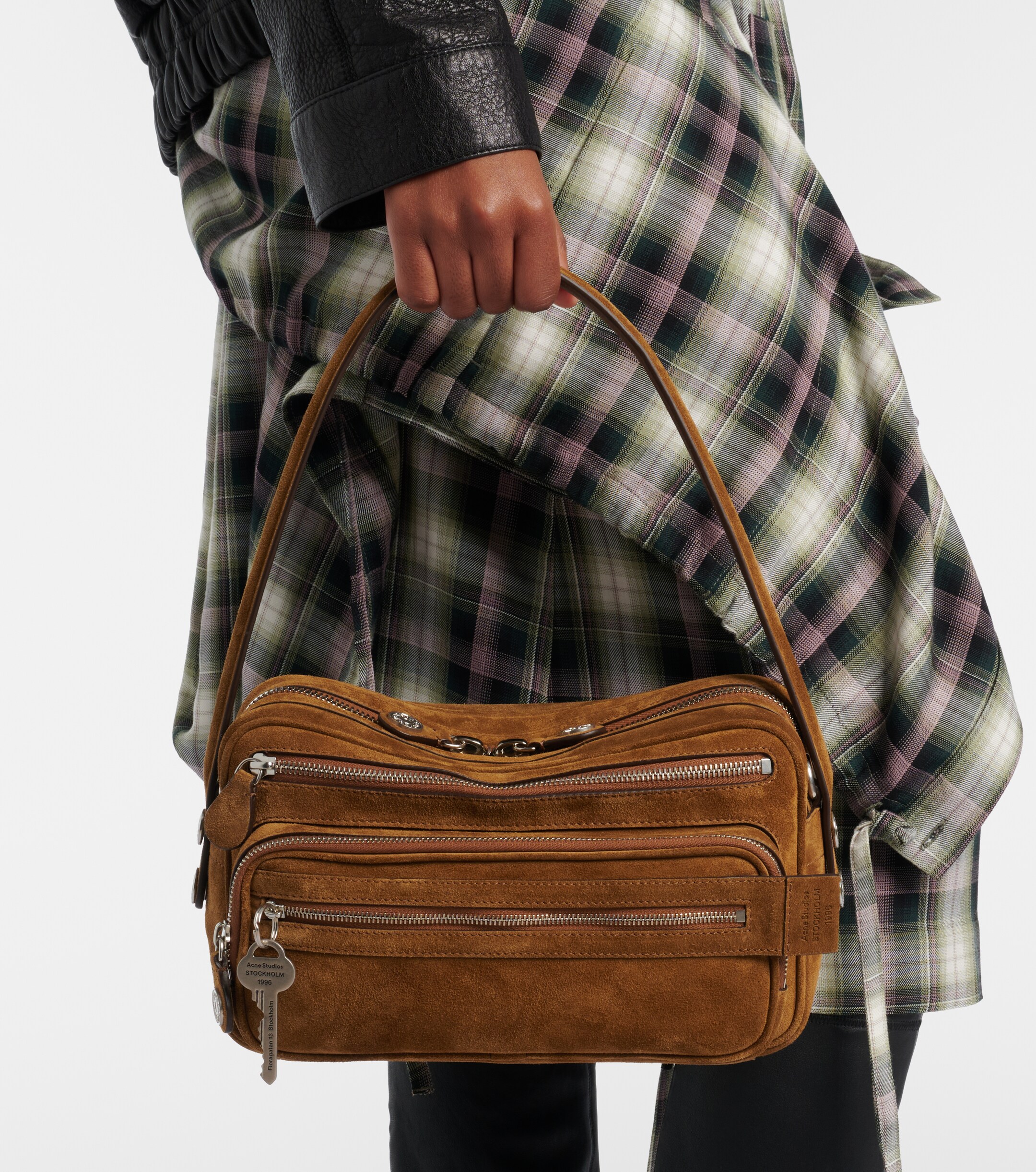 Acne Studios Camero Party suede shoulder bag