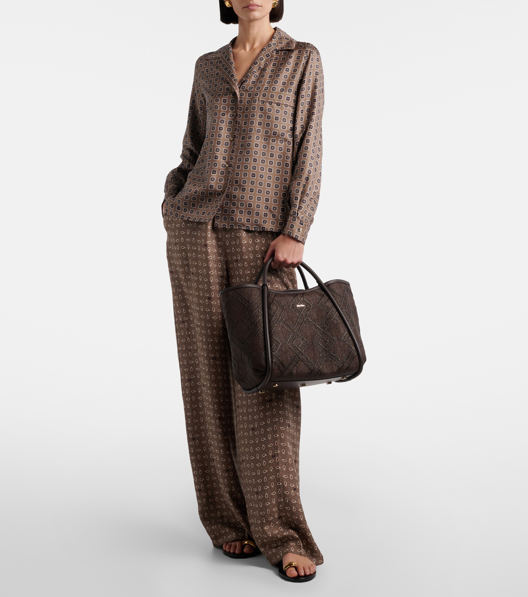 Max Mara Leather tote bag