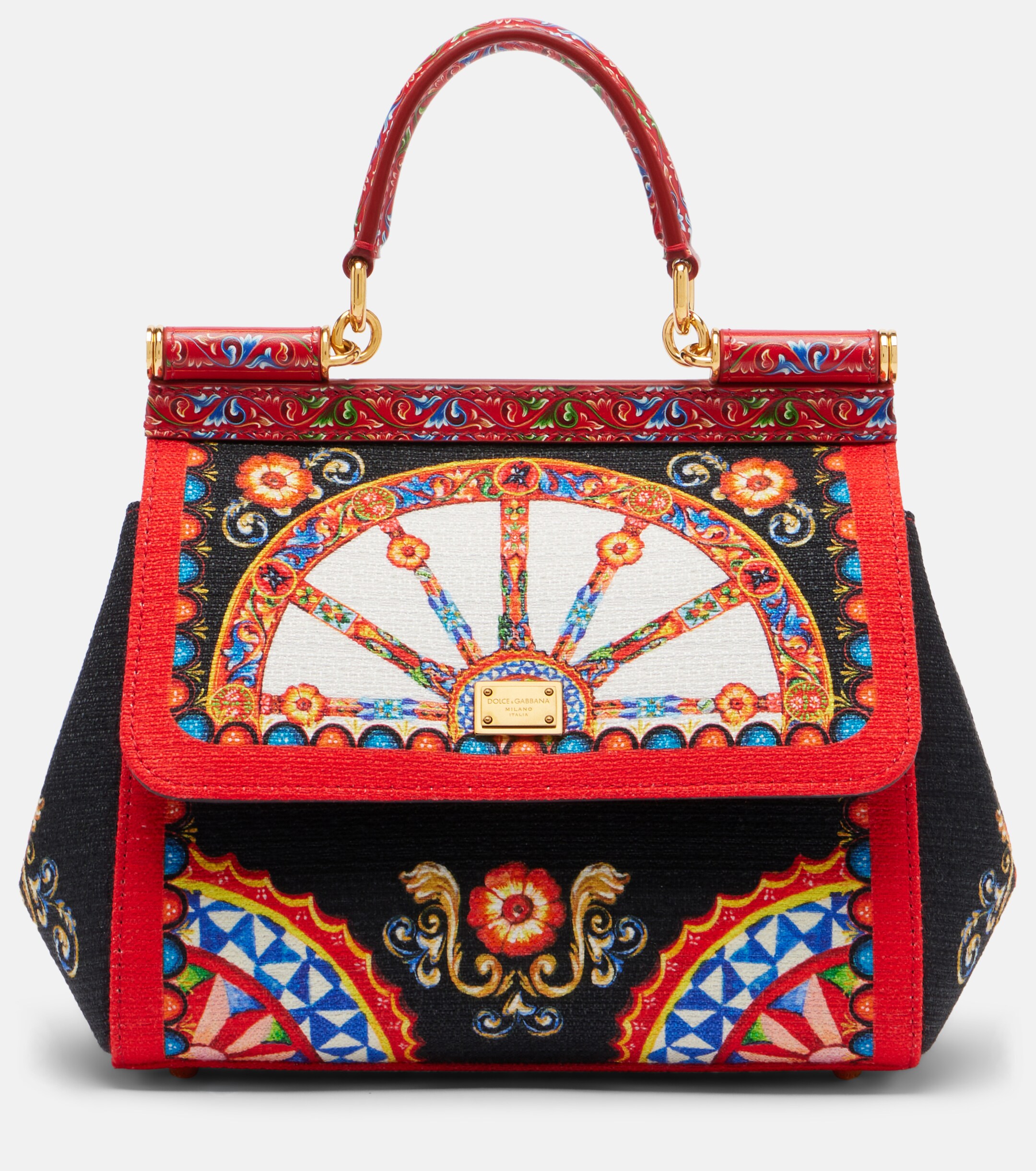 Dolce&Gabbana Sicily Medium printed top-handle bag