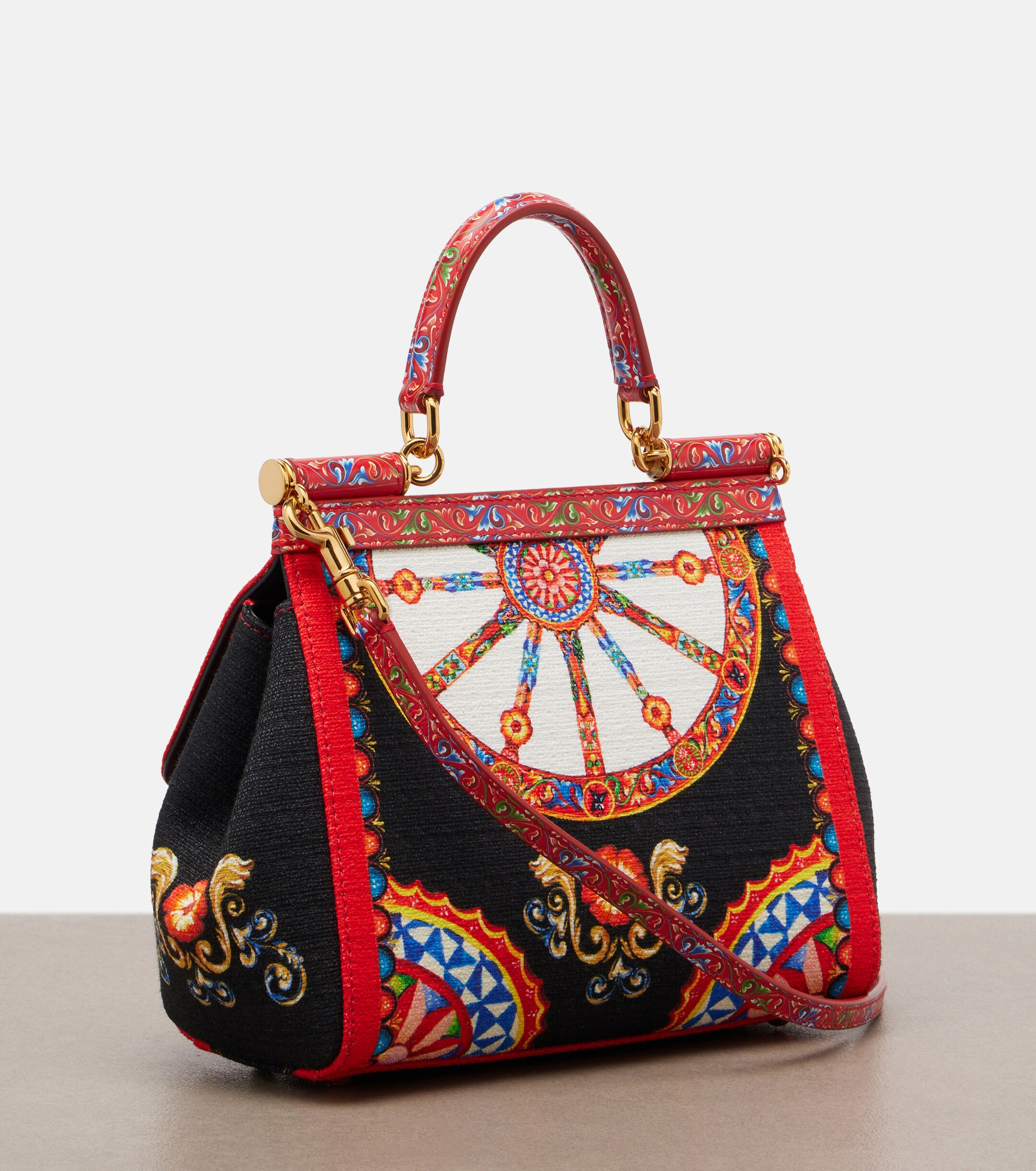 Dolce&Gabbana Sicily Medium printed top-handle bag