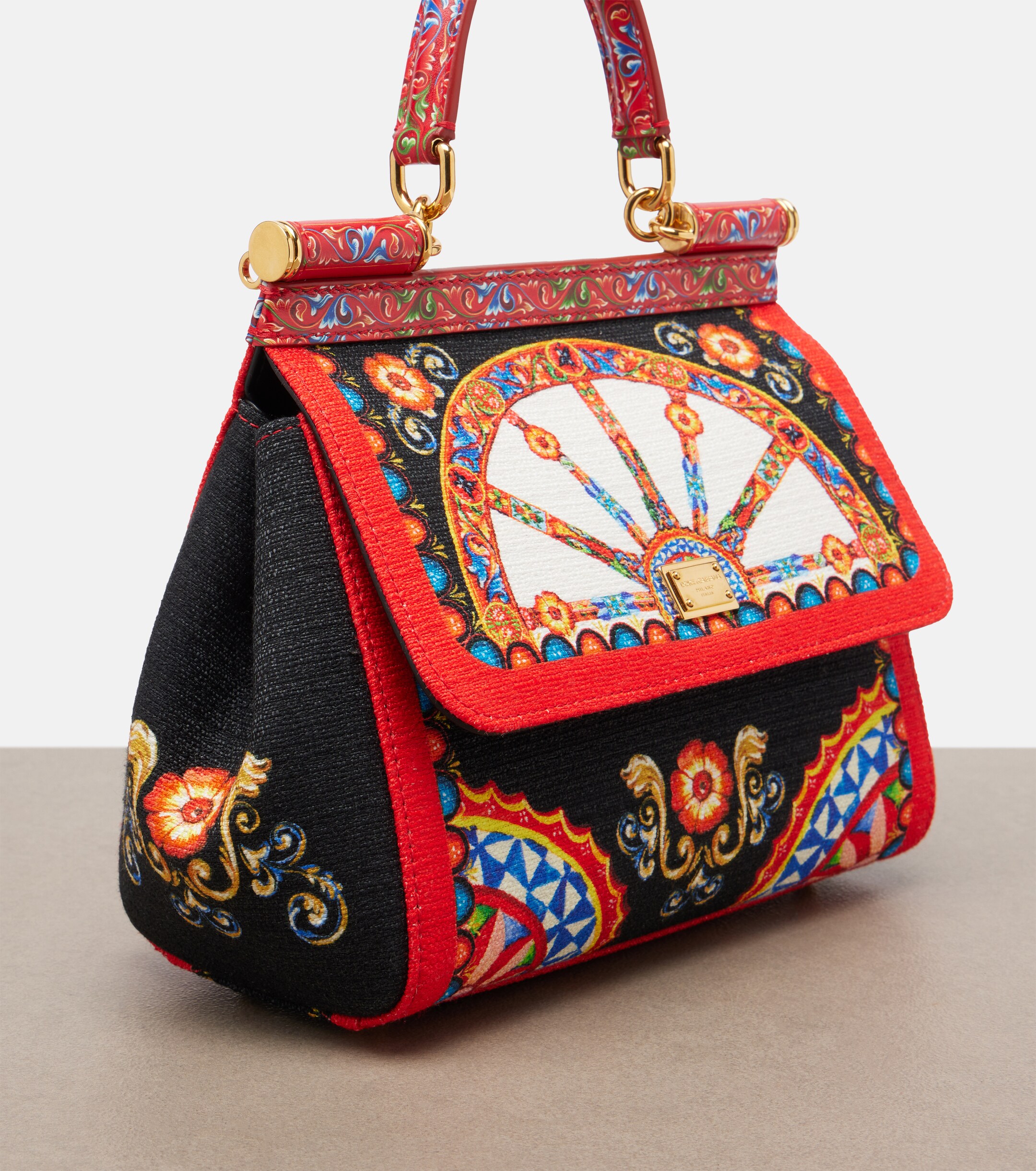 Dolce&Gabbana Sicily Medium printed top-handle bag