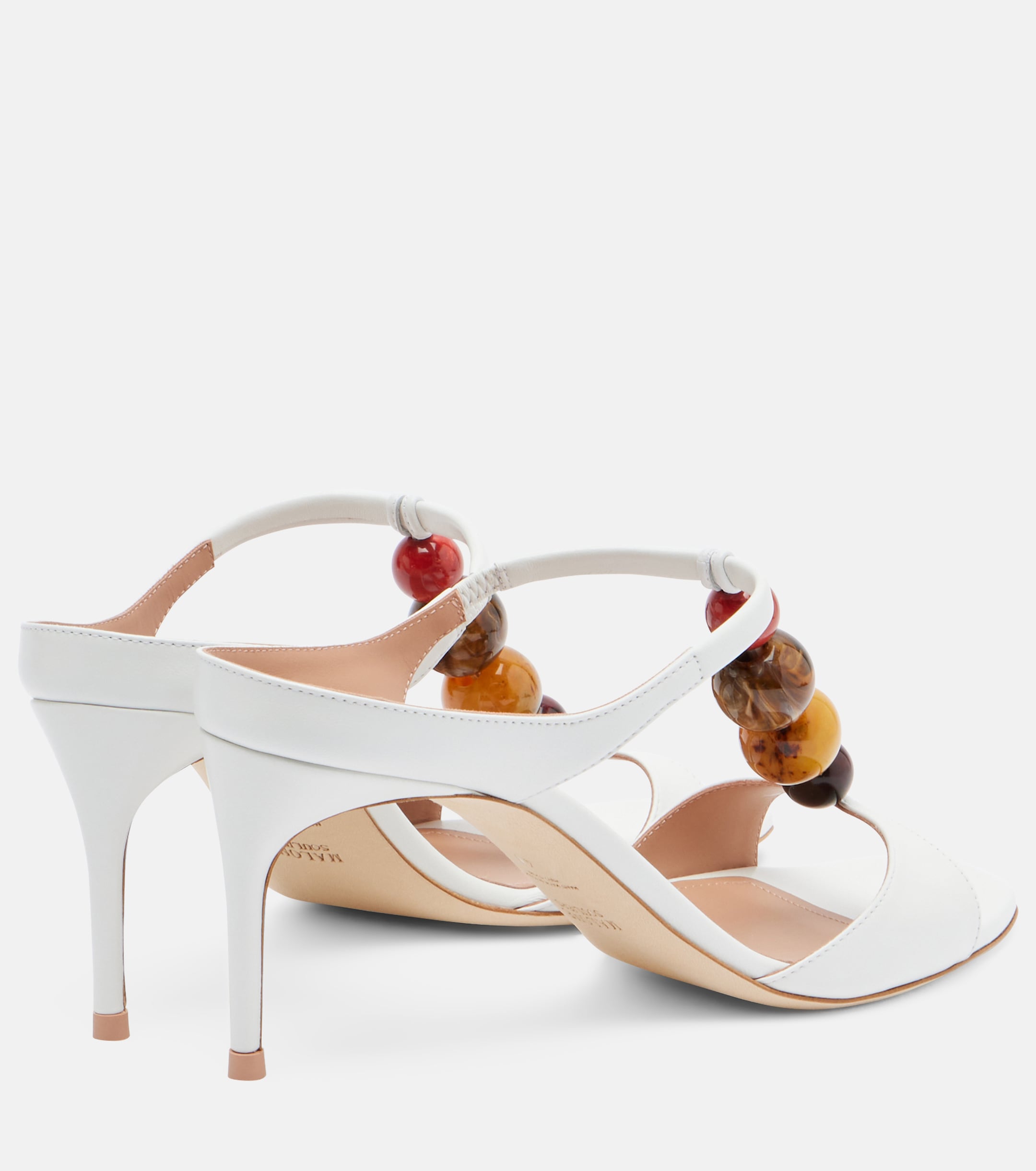 Malone Souliers Lena embellished leather mules