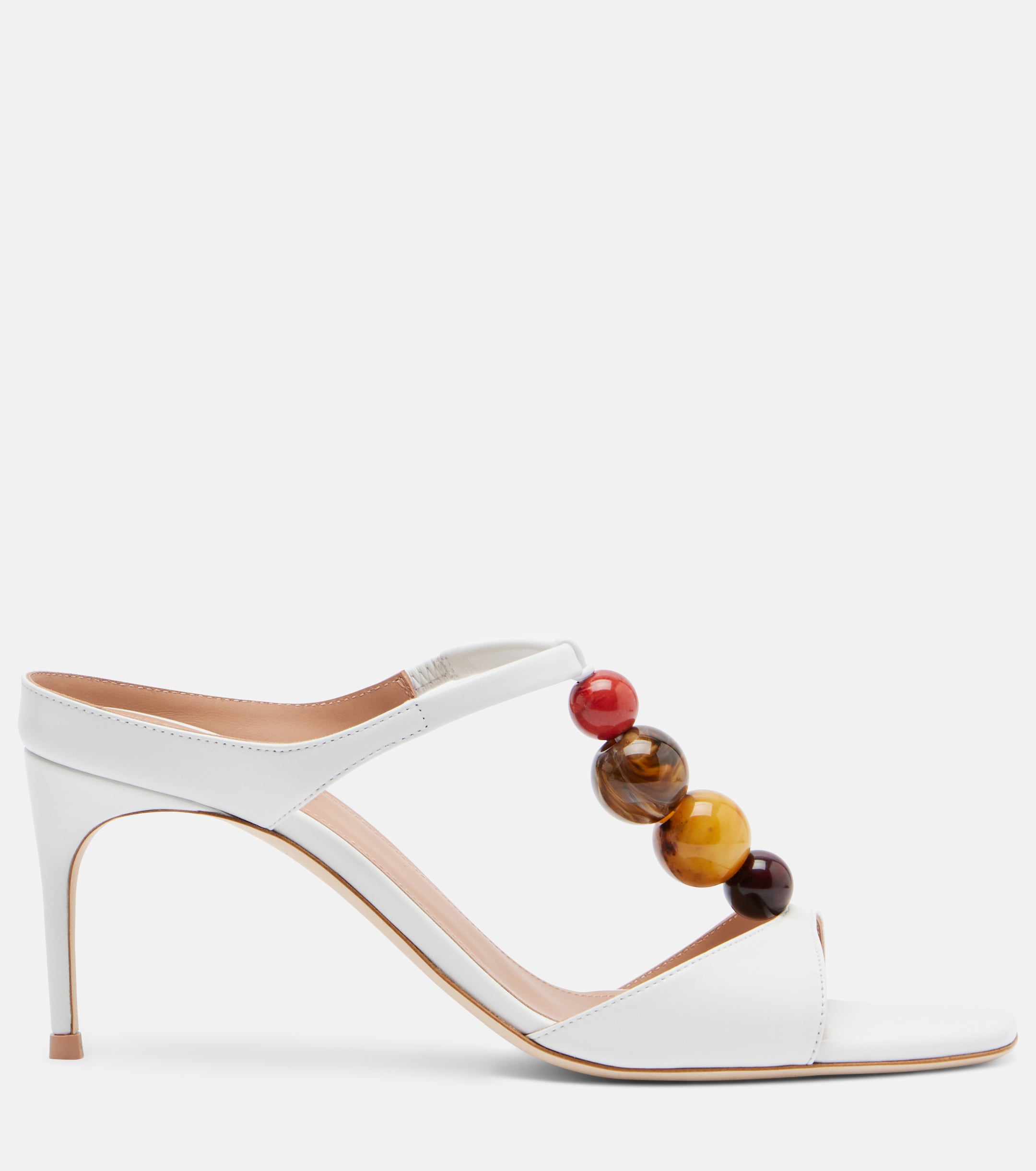 Malone Souliers Lena embellished leather mules