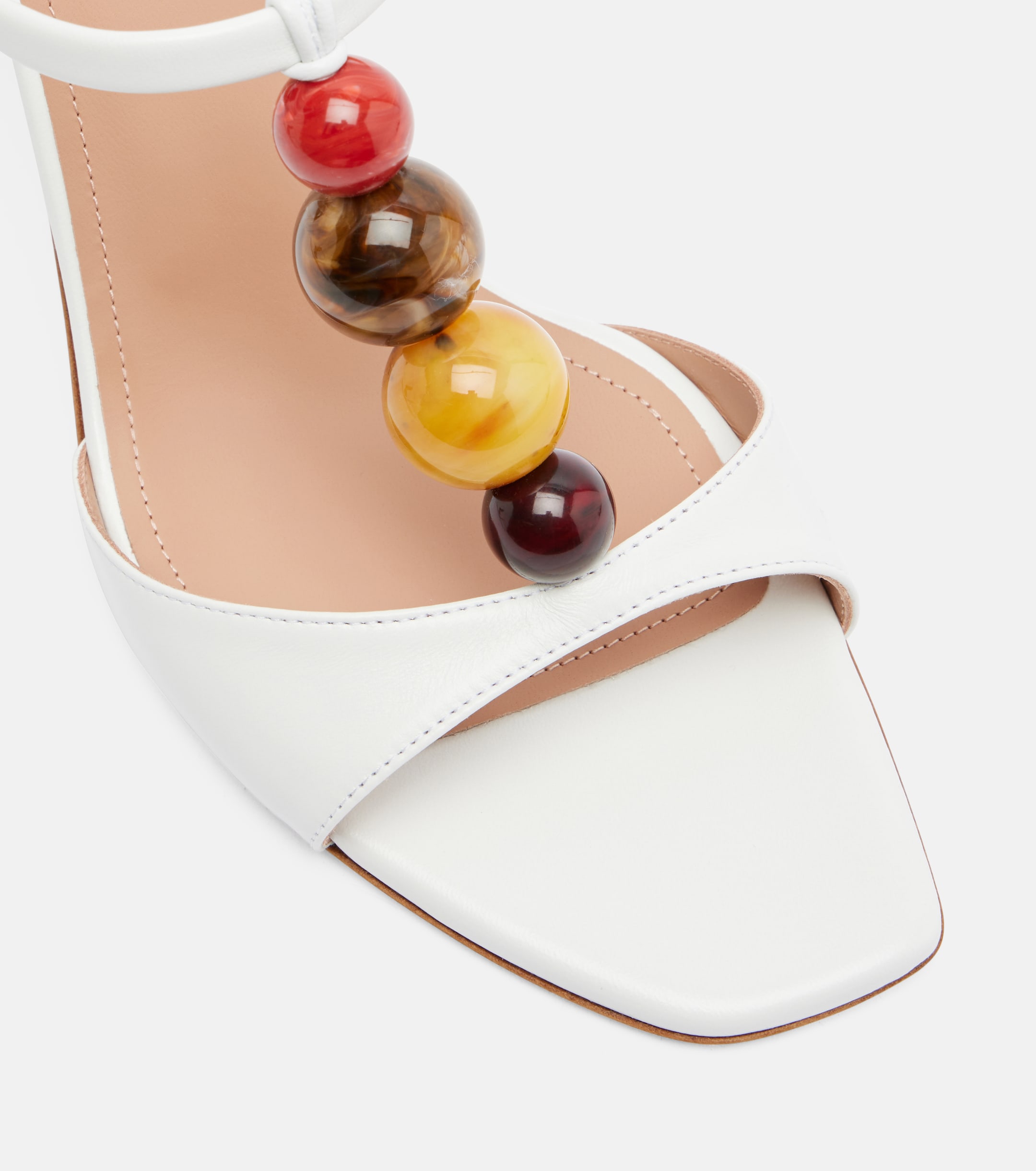 Malone Souliers Lena embellished leather mules