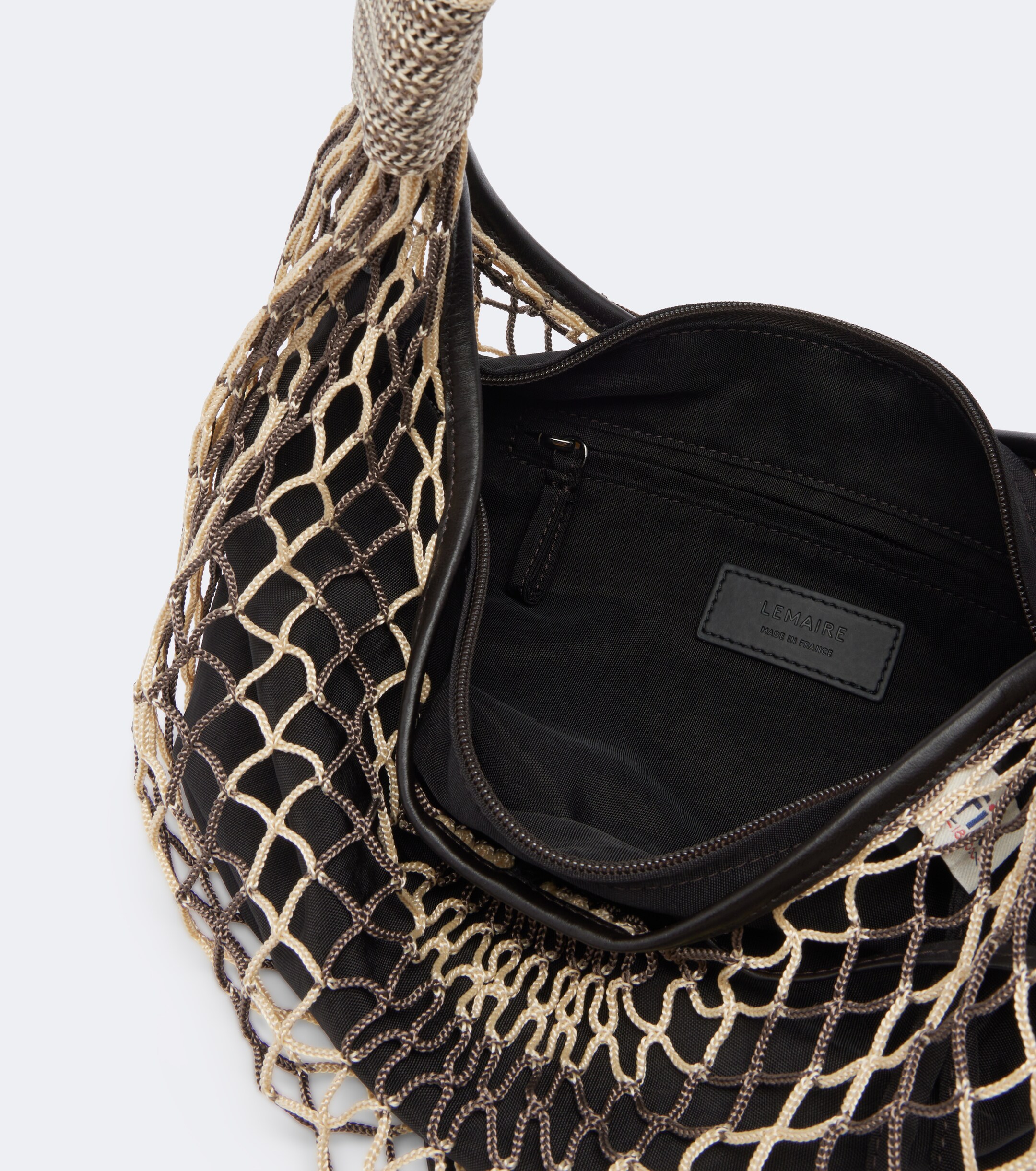 Lemaire Fortune Croissant Small net shoulder bag