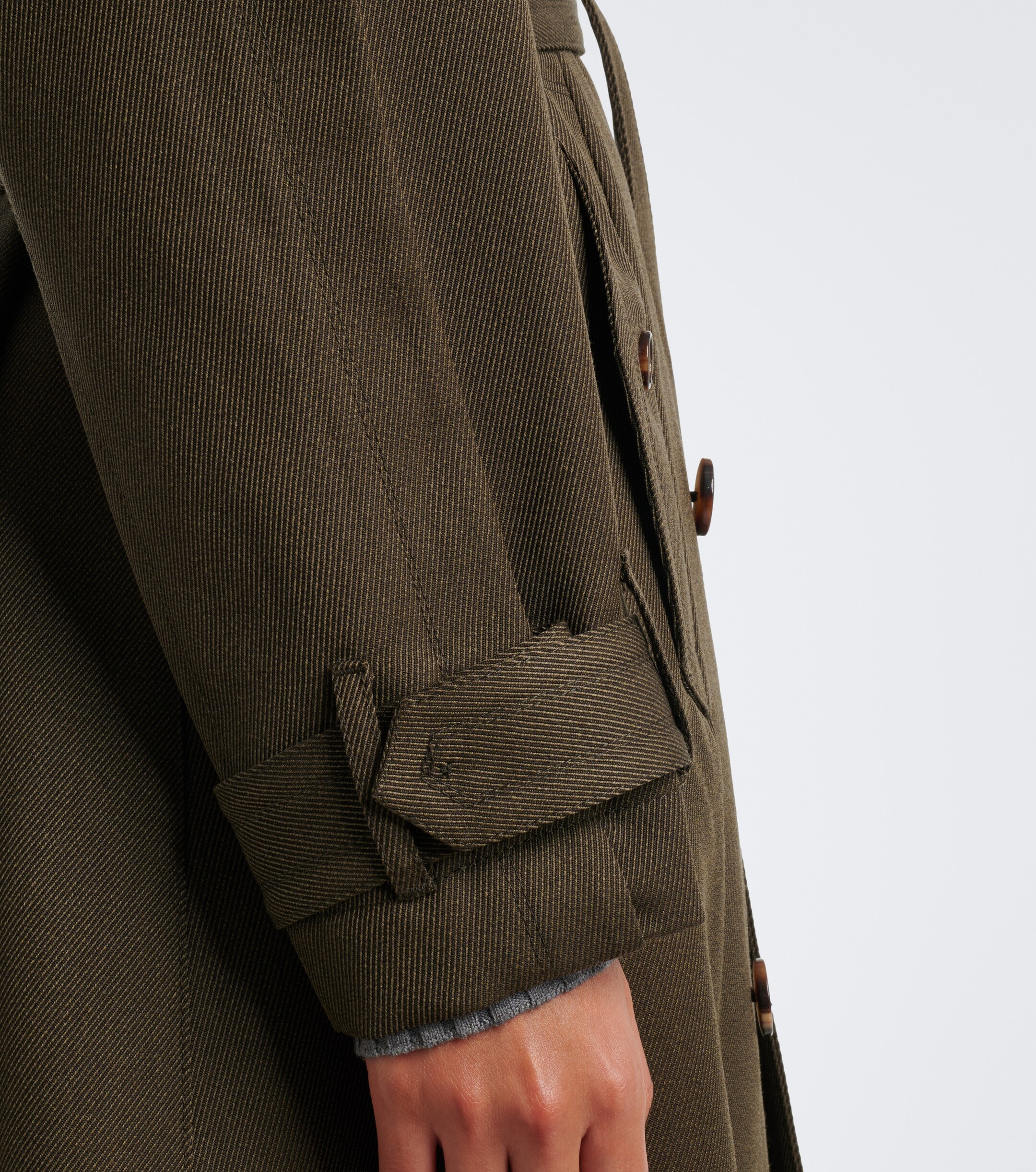 Victoria Beckham Victoria Beckham Esmee virgin wool trench coat