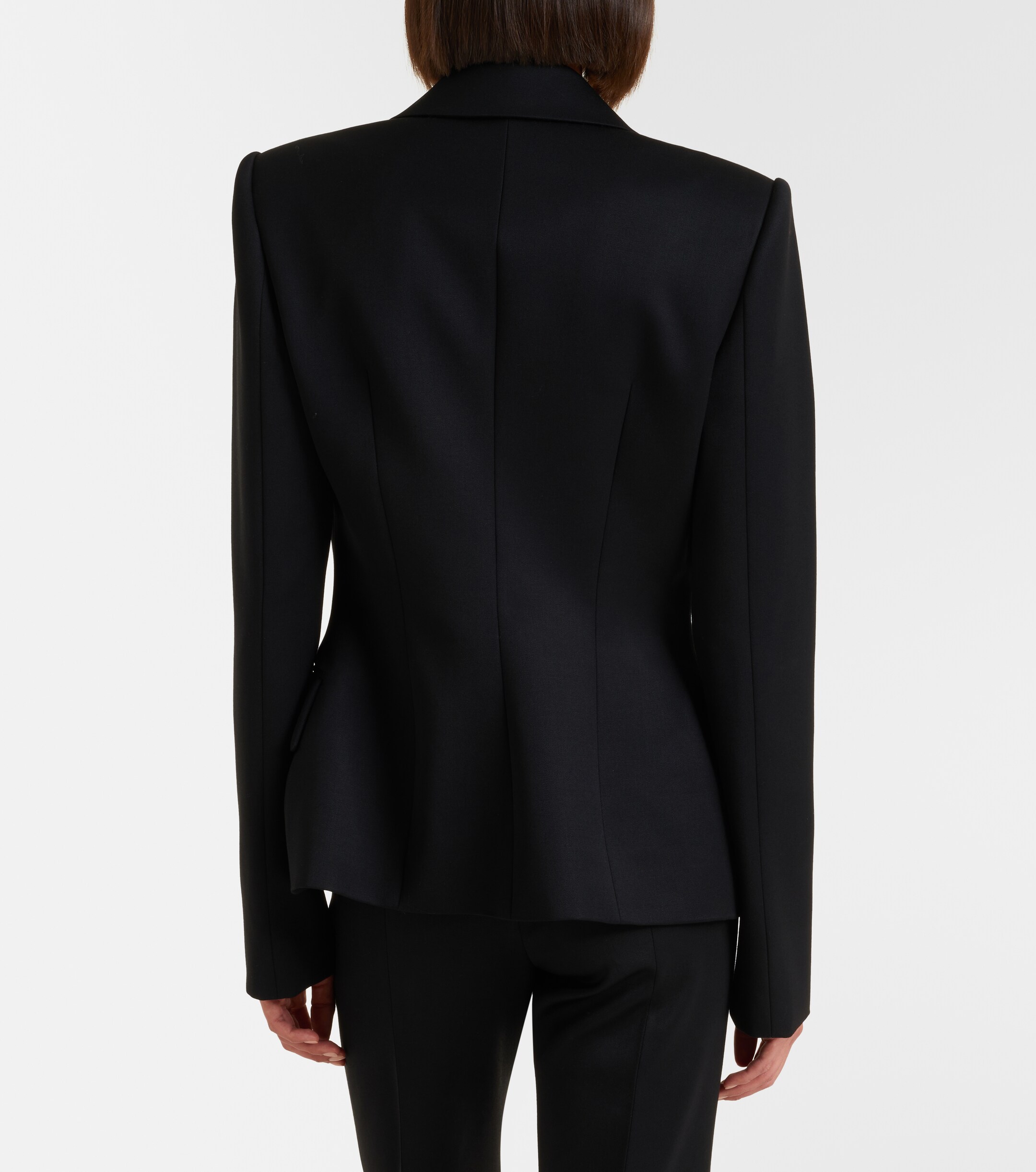 McQueen McQueen Beaded embroidered wool blazer