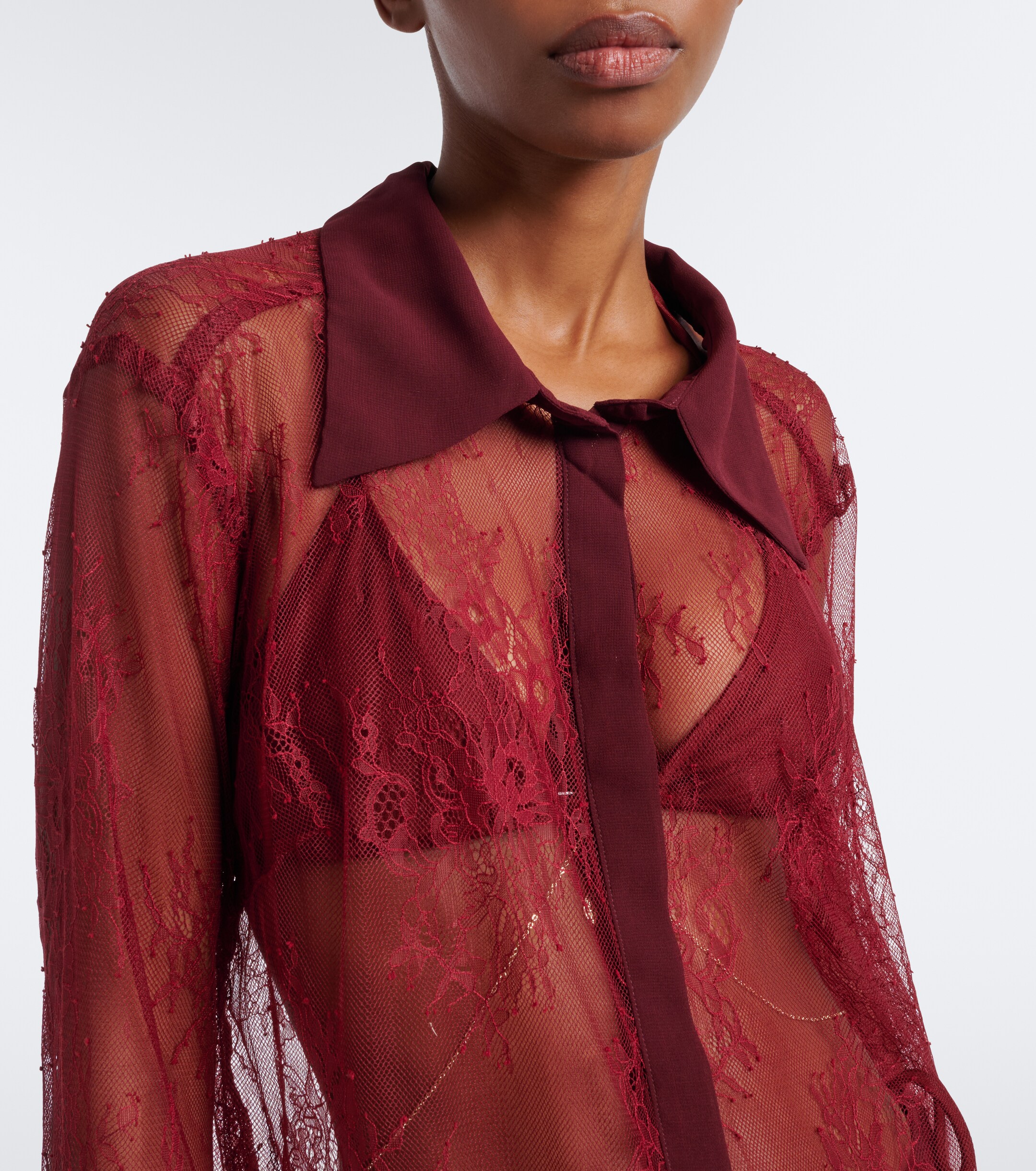 Bananhot Bananhot Allen lace shirt