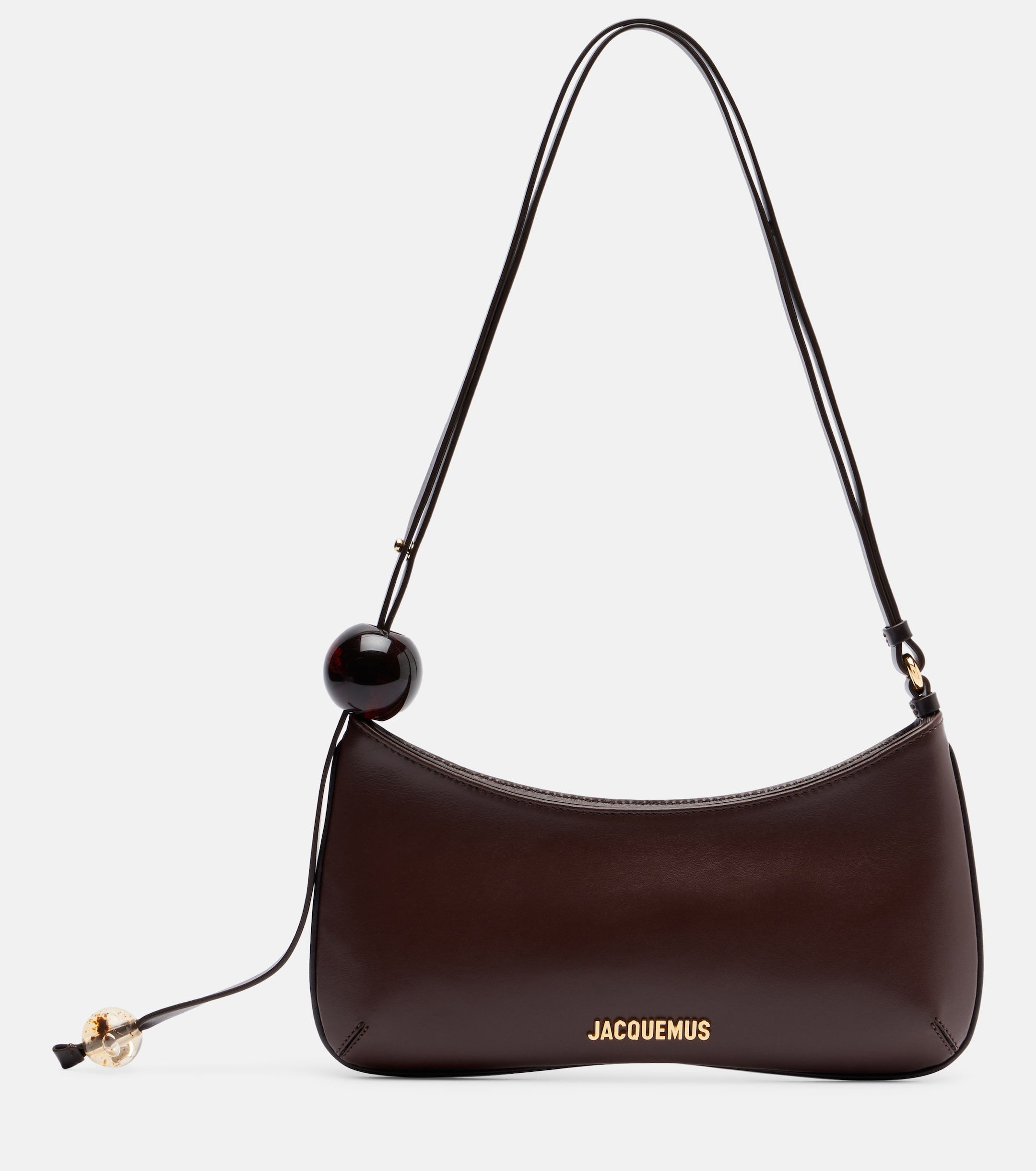 Jacquemus Le Bisou Perle leather shoulder bag