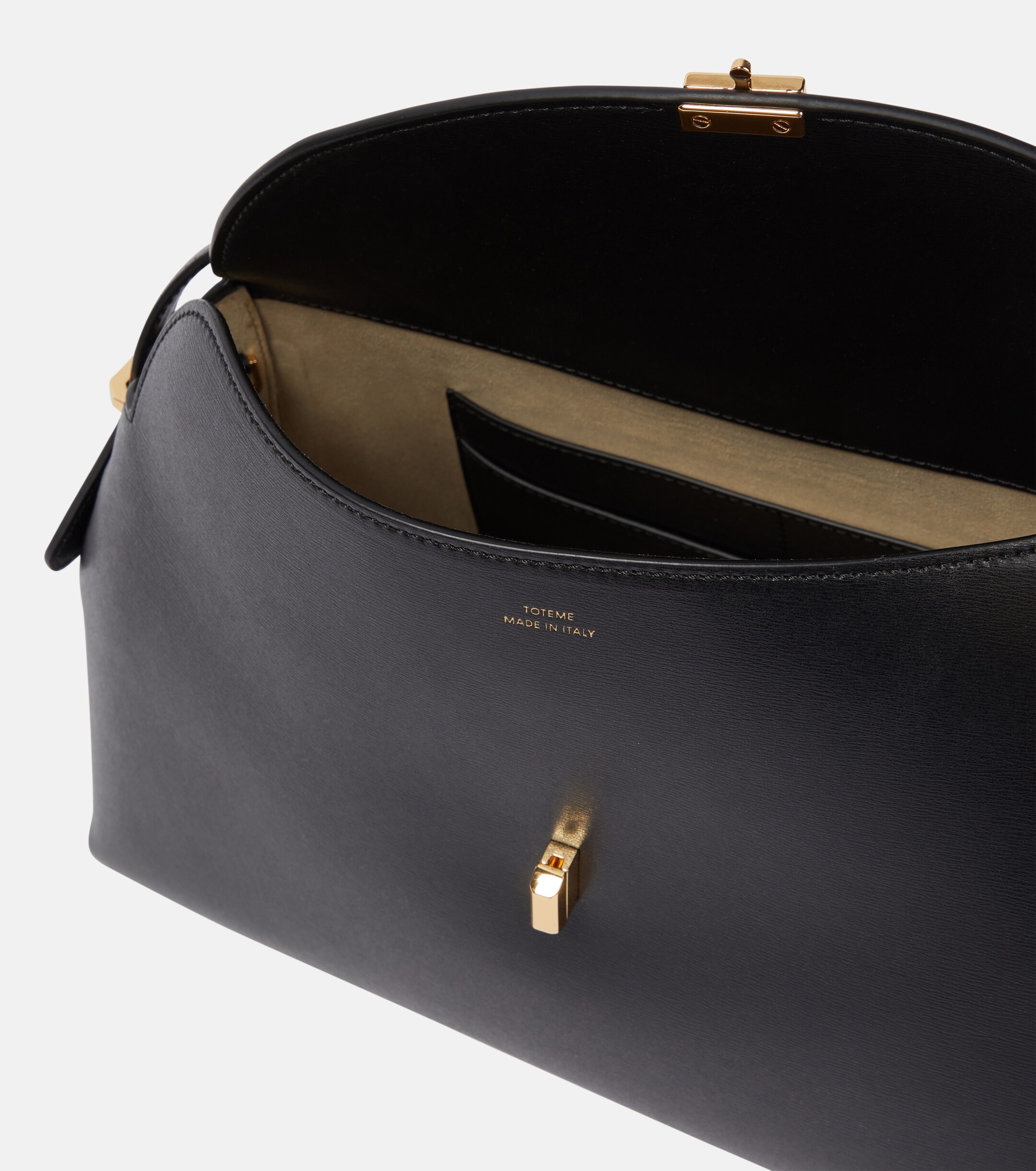 TOTEME T-Lock Medium leather tote bag