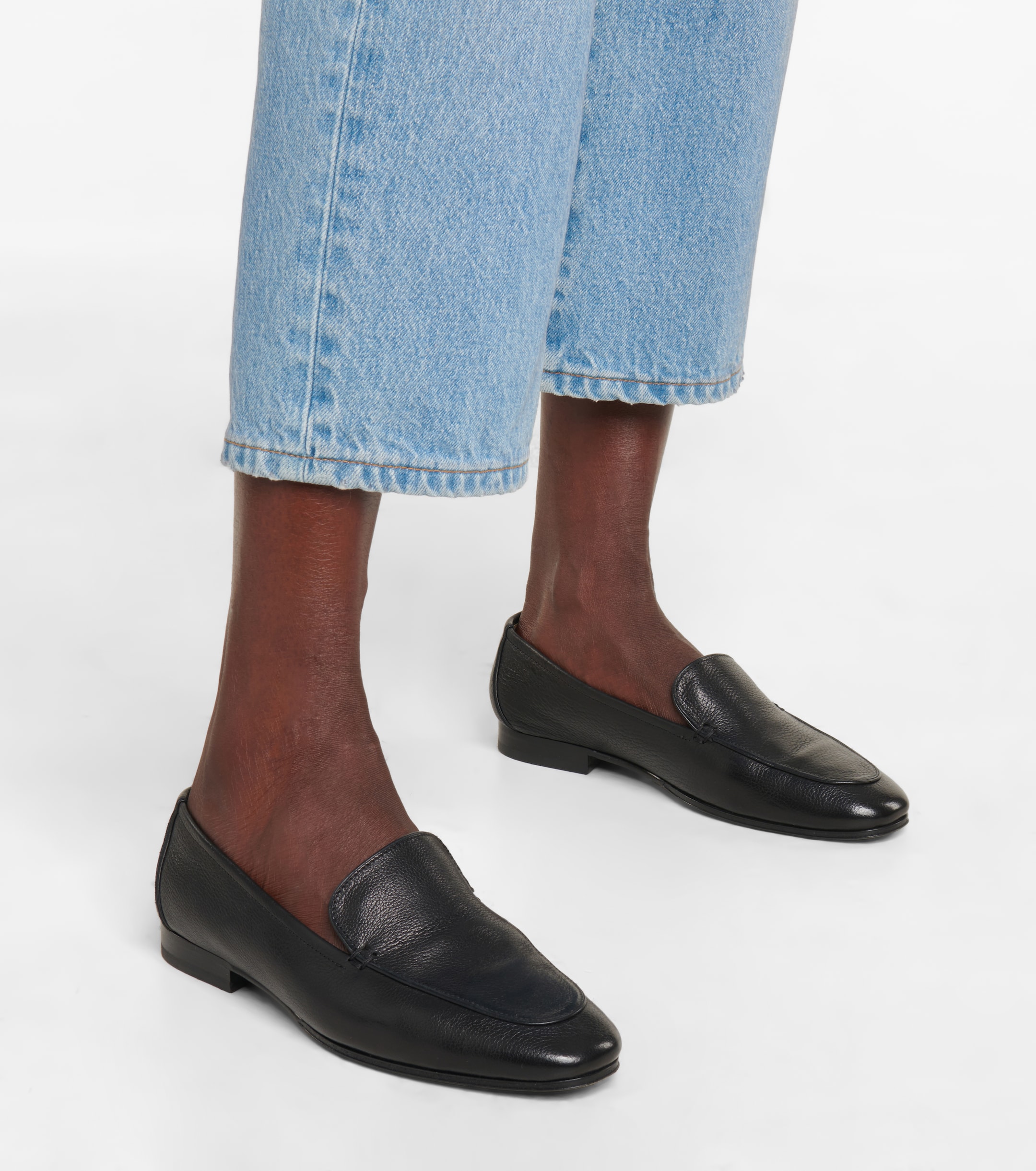 The Row - Adam leather loafers | Plush